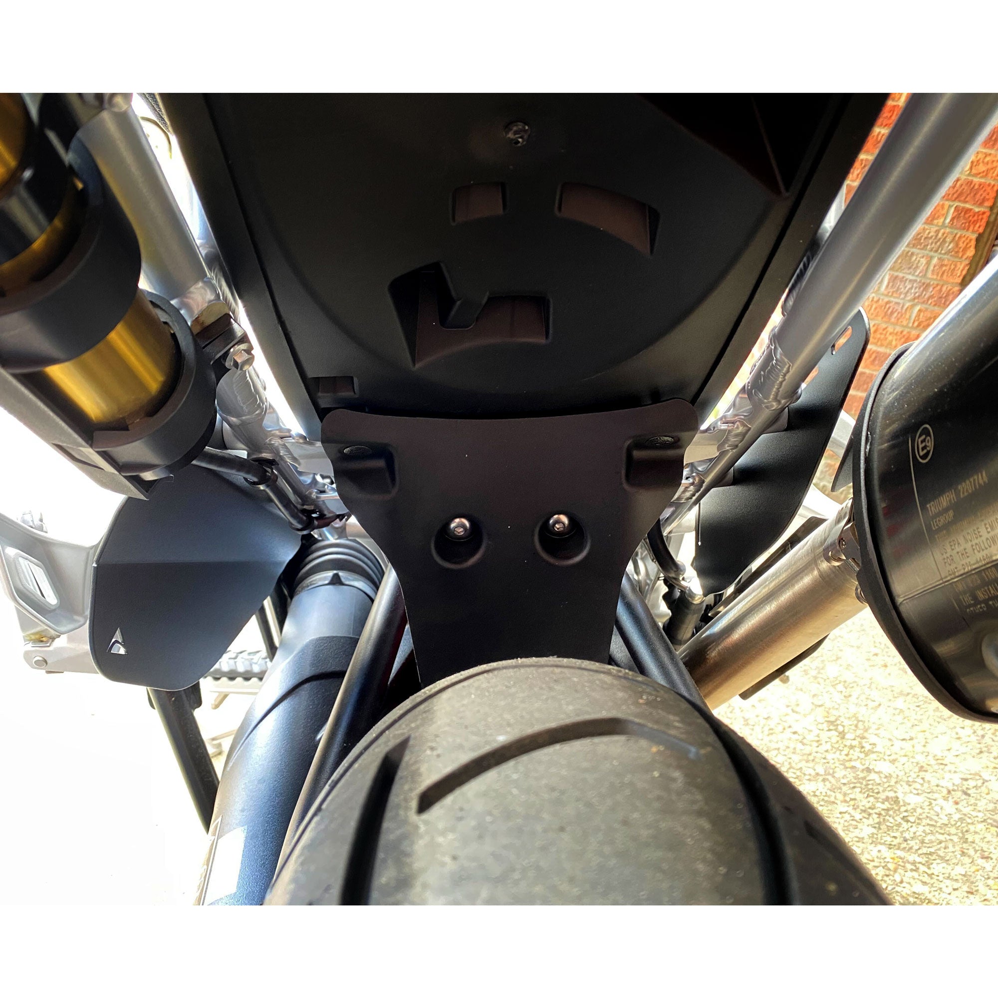 Pyramid Infill Panels | Matte Black | Triumph Tiger 1200 Rally Explorer 2022>Current - Shop name