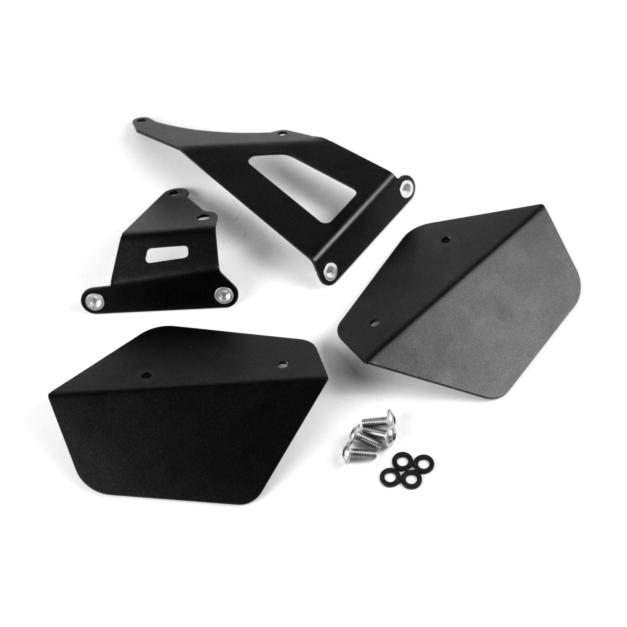 Pyramid Lower Deflectors | Matte Black | Triumph Tiger 1200 GT 2022>Current - Shop name