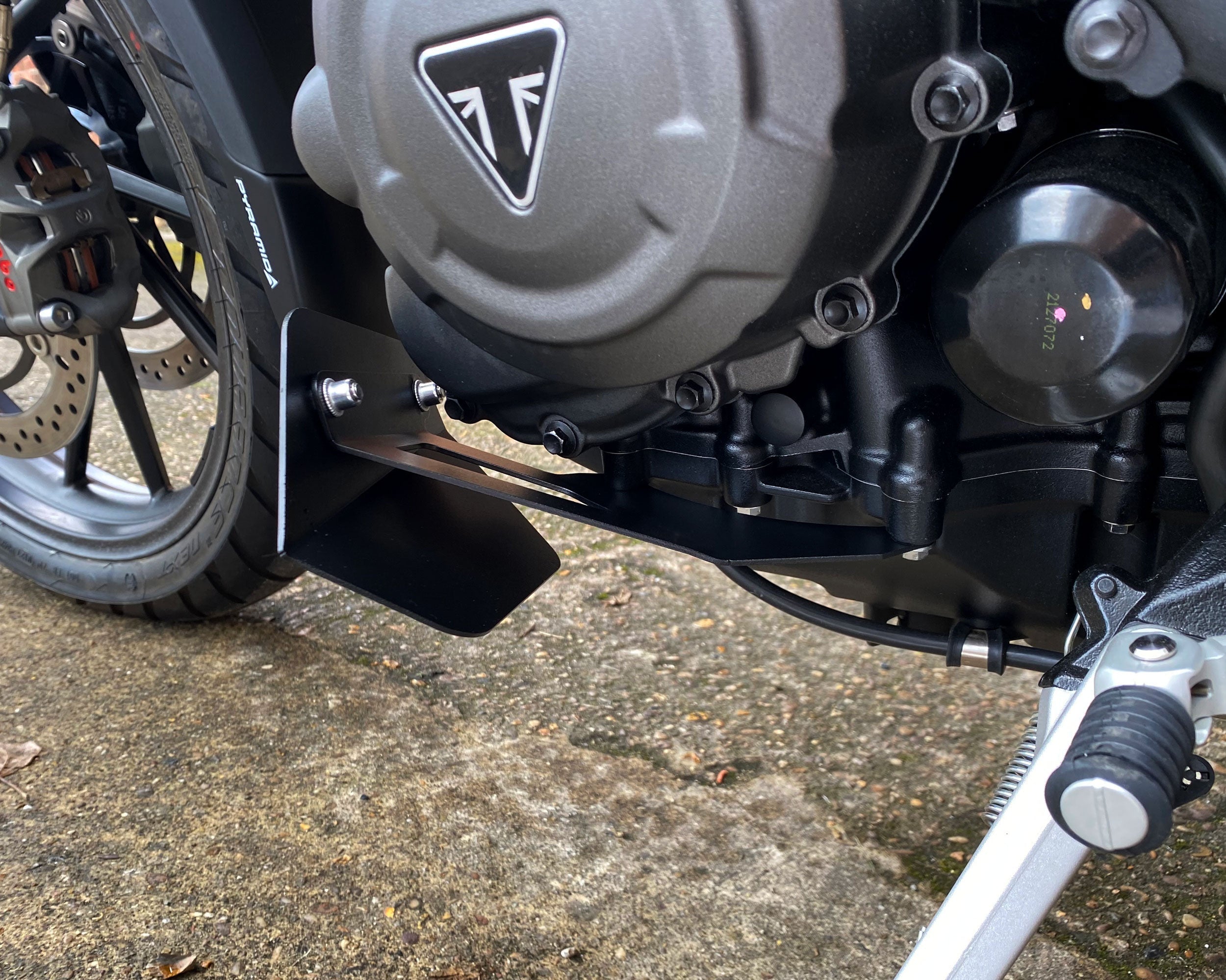 Pyramid Lower Deflectors | Matte Black | Triumph Tiger 1200 GT Pro 2022>Current - Shop name