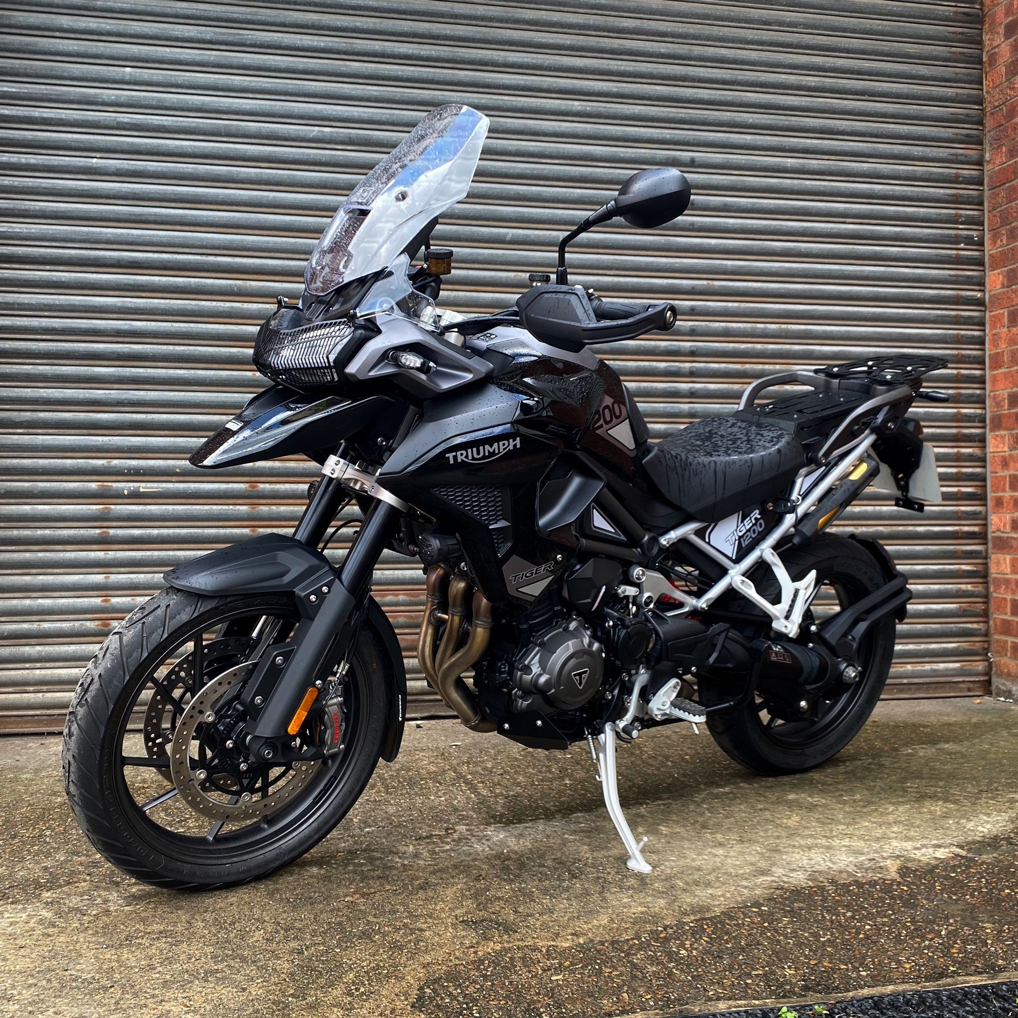 Pyramid Lower Deflectors | Matte Black | Triumph Tiger 1200 GT Pro 2022>Current - Shop name
