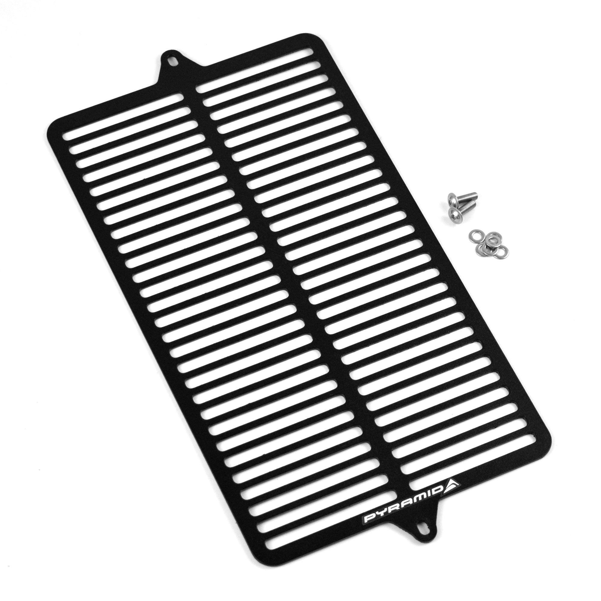 Pyramid Radiator Guard | Matte Black | Triumph Speed Twin 1200 2019>2021 - Pyramid Motorcycle Accessories