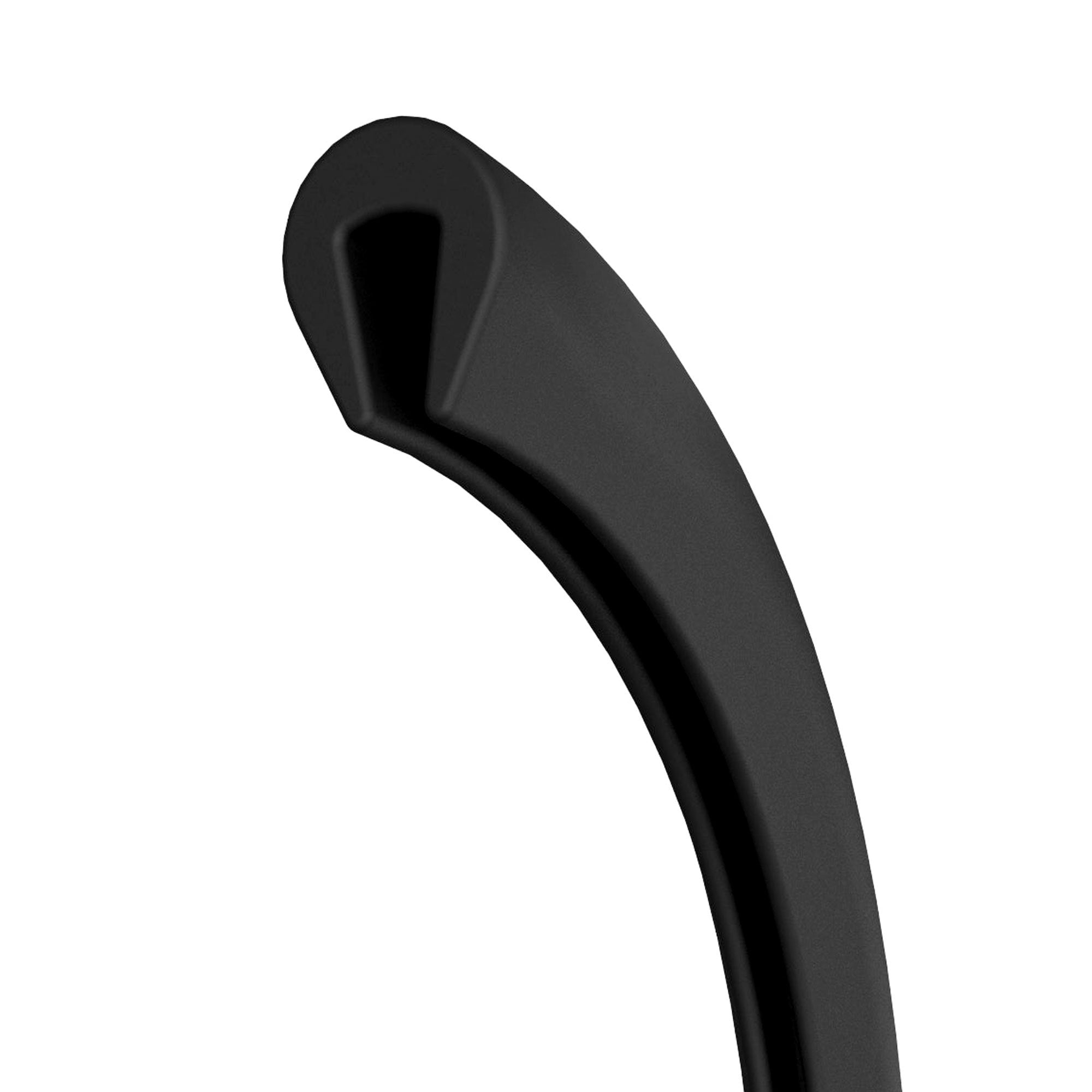 Pyramid Rubber Panel Trim (1 Metre) | Matte Black - Shop name