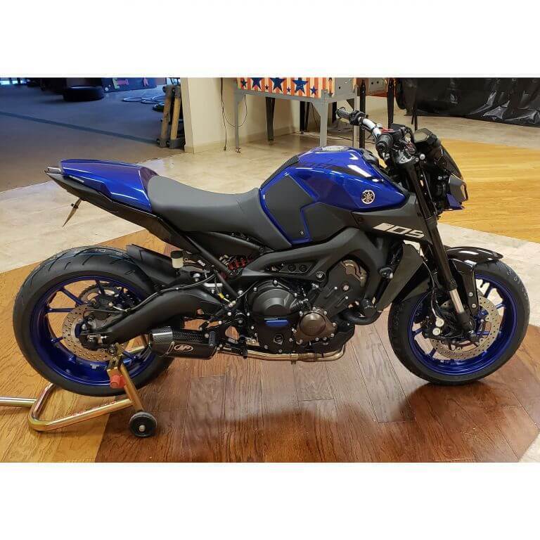 Pyramid Seat Cowl | Yamaha Blue | Yamaha MT-09 2017>2020 - Shop name
