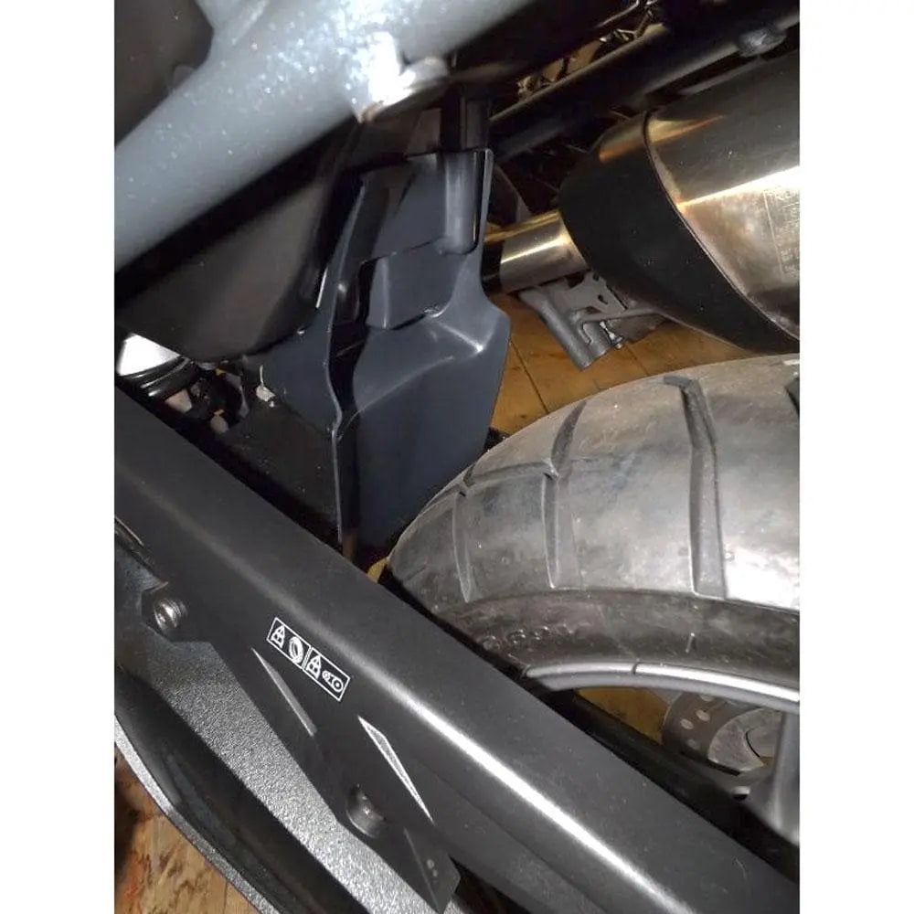 Pyramid Shock Shield | Matte Black | Triumph Tiger 800 XC/XCX/XCA/Low 2010>Current - Shop name