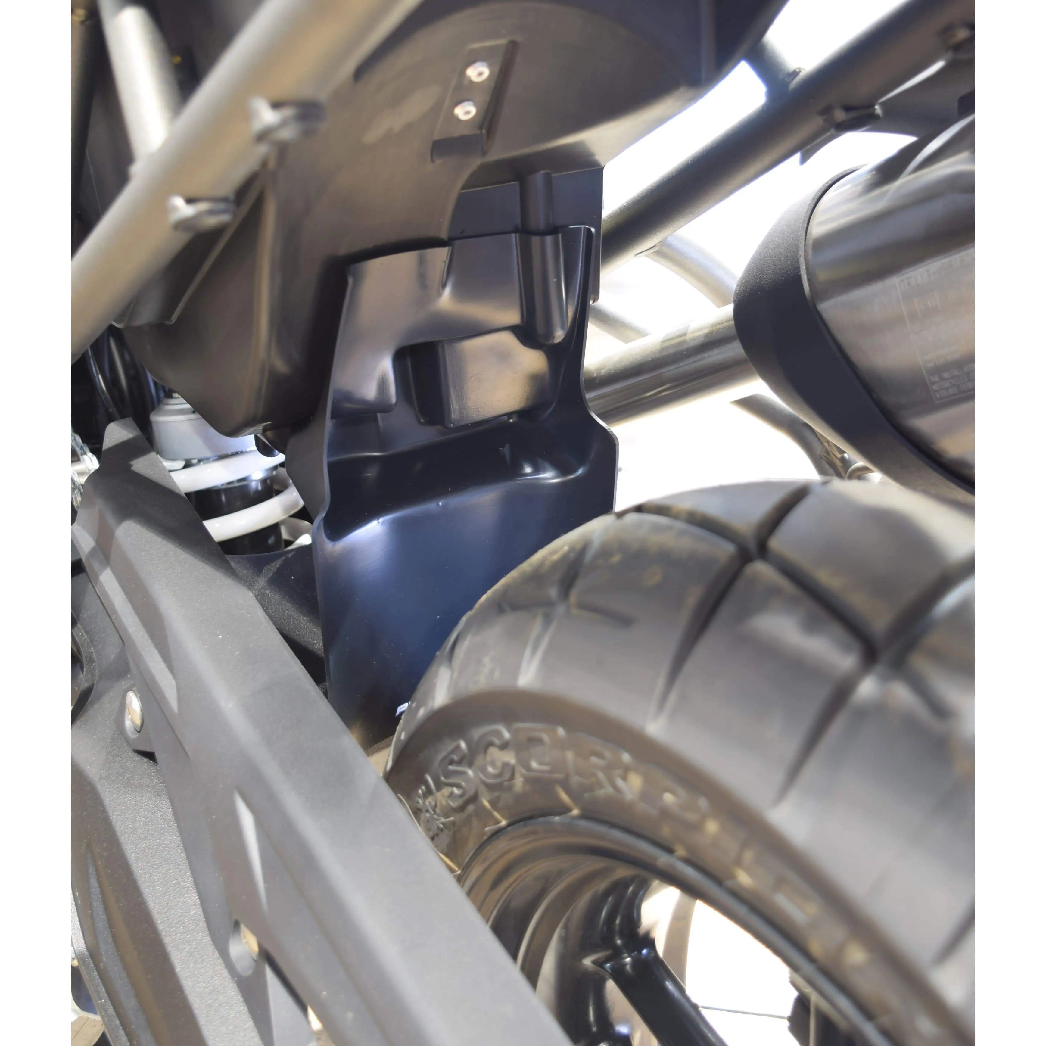 Pyramid Shock Shield | Matte Black | Triumph Tiger 800 XR/XRT/XRX/Low 2010>Current - Pyramid Motorcycle Accessories