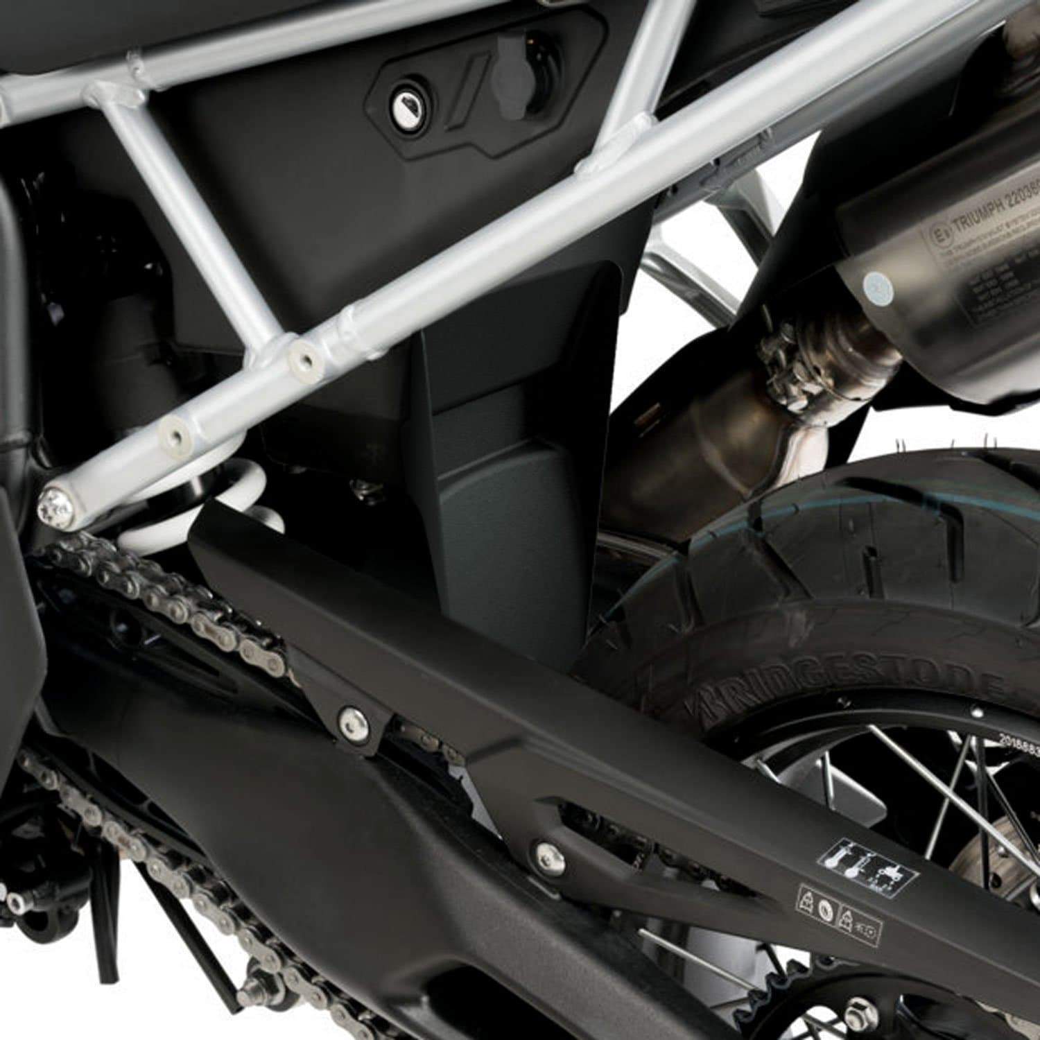 Pyramid Shock Shield | Matte Black | Triumph Tiger 900 GT Low 2020>Current - Shop name