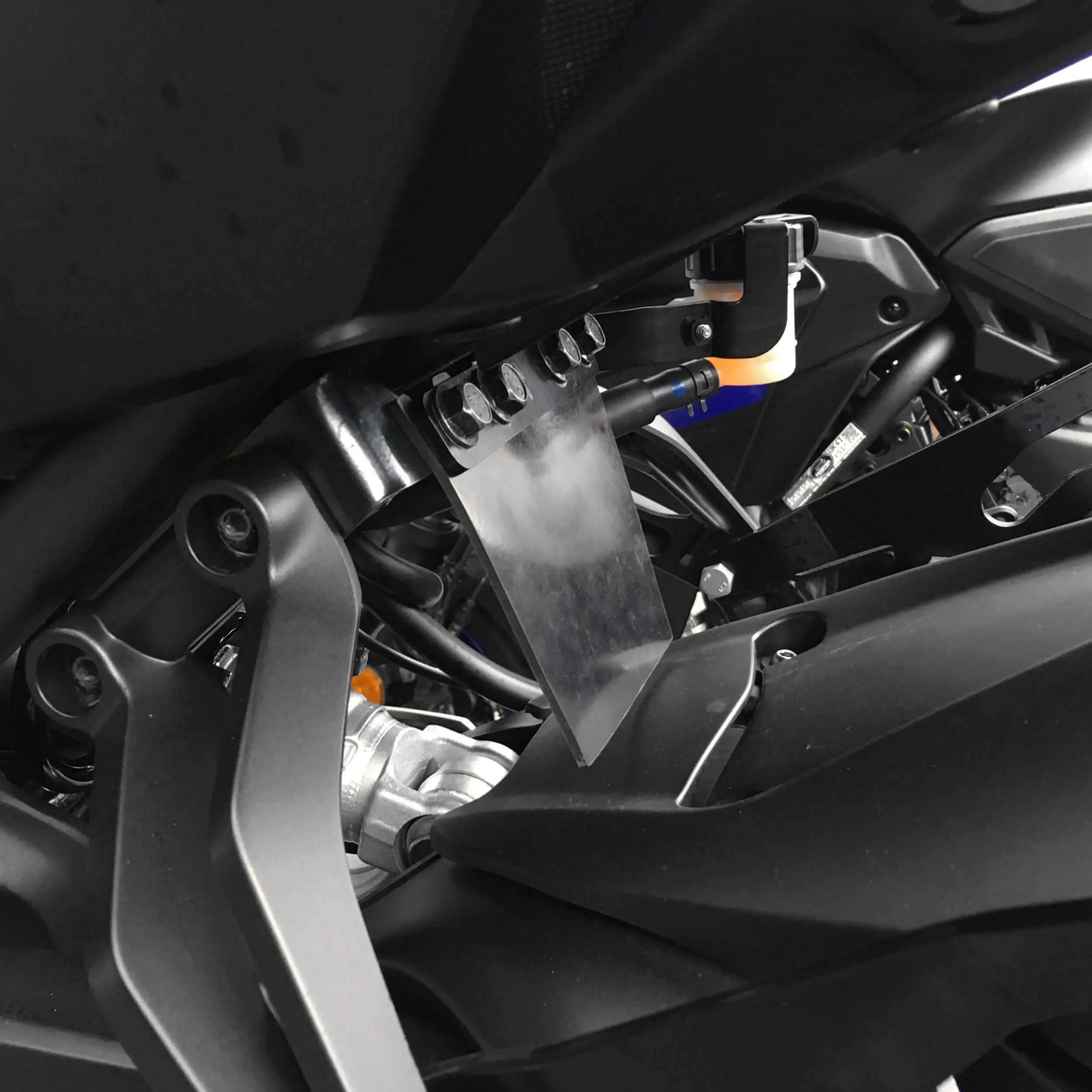 Pyramid Shock Shield (with panniers) | Black | Yamaha Tracer 900 GT 2018>2020 - Shop name