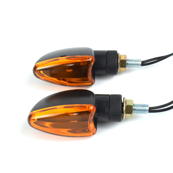Pyramid Spear Indicators | Black - Pyramid Motorcycle Accessories