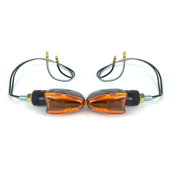 Pyramid Spear Indicators | Black - Pyramid Motorcycle Accessories