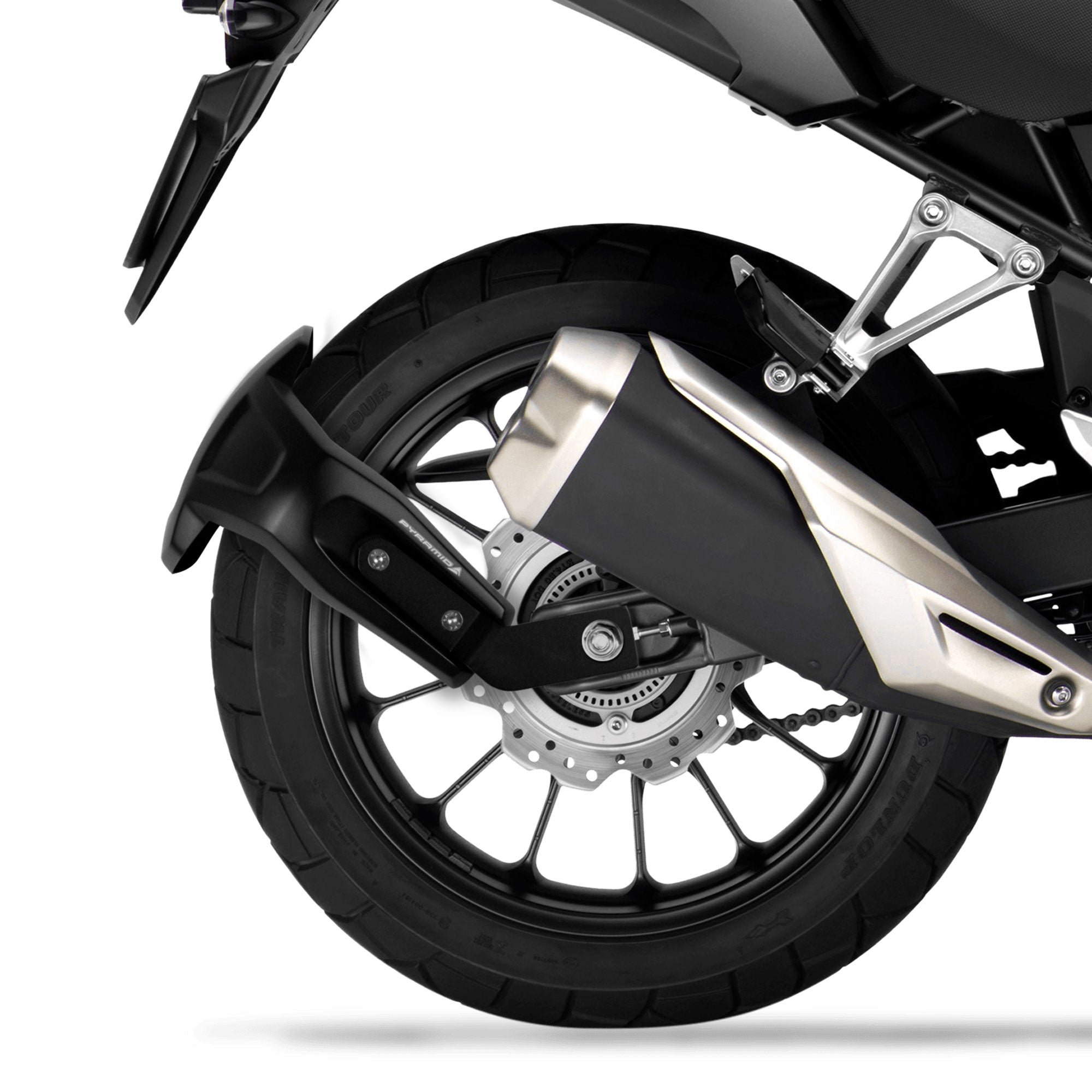 Pyramid Spray Guard | Gloss Black | Honda CB 500 X 2019>2021 - Shop name