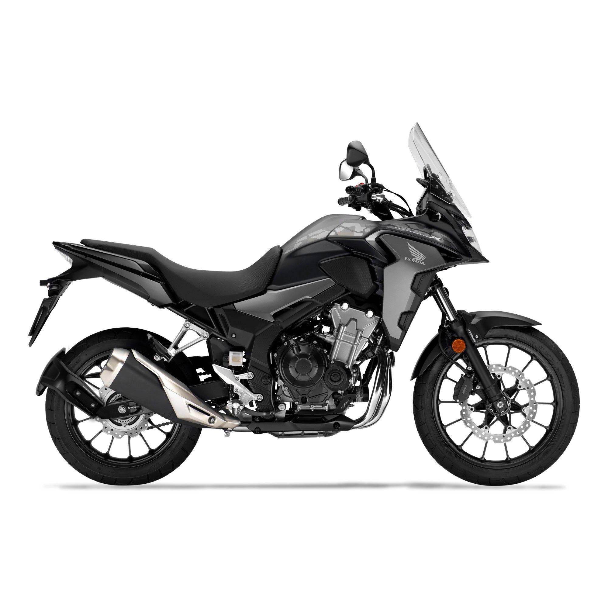 Pyramid Spray Guard | Gloss Black | Honda CB 500 X 2019>2021 - Shop name