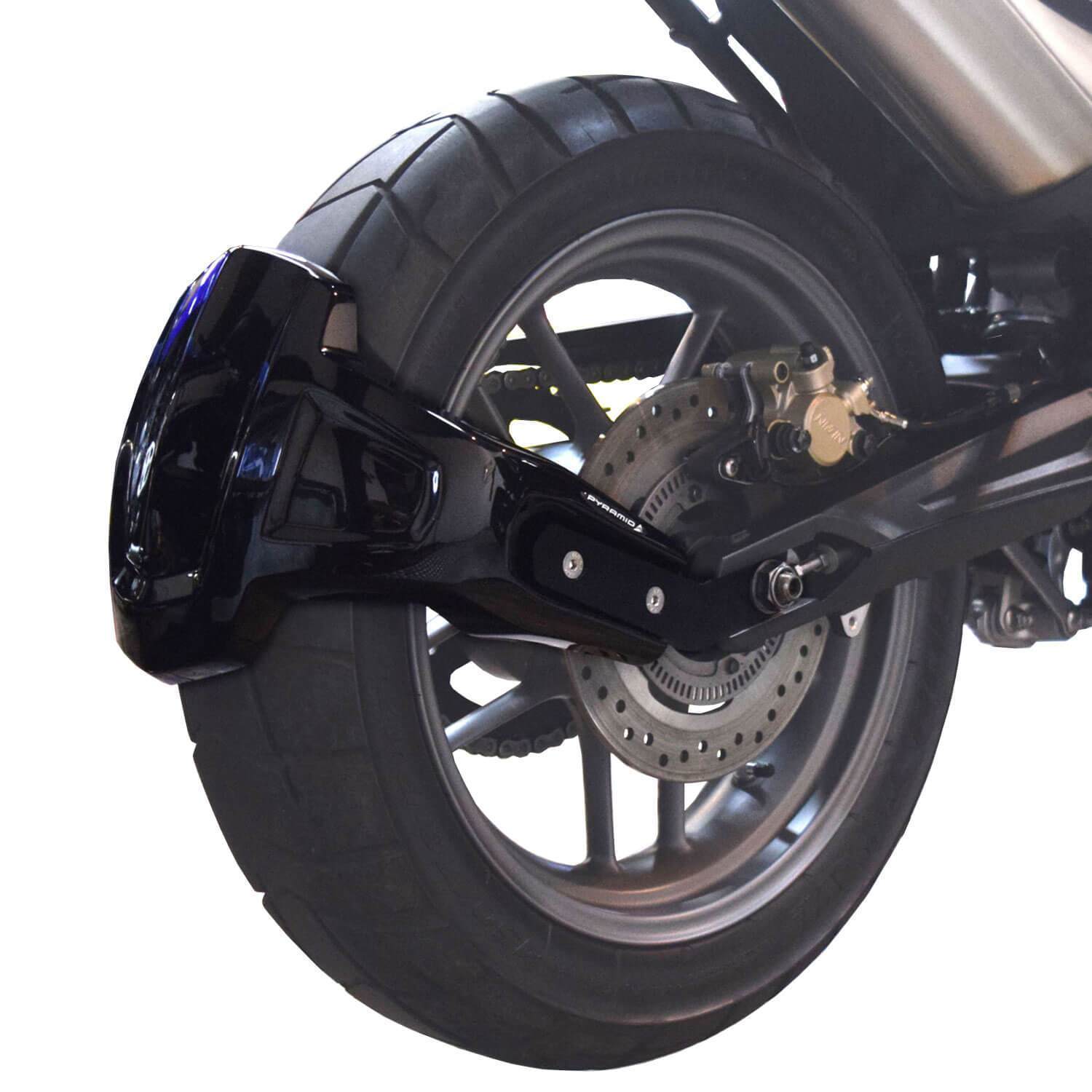 Pyramid Spray Guard | Gloss Black | Triumph Tiger 800 XC/XCX/XCA/Low 2013>Current - Shop name