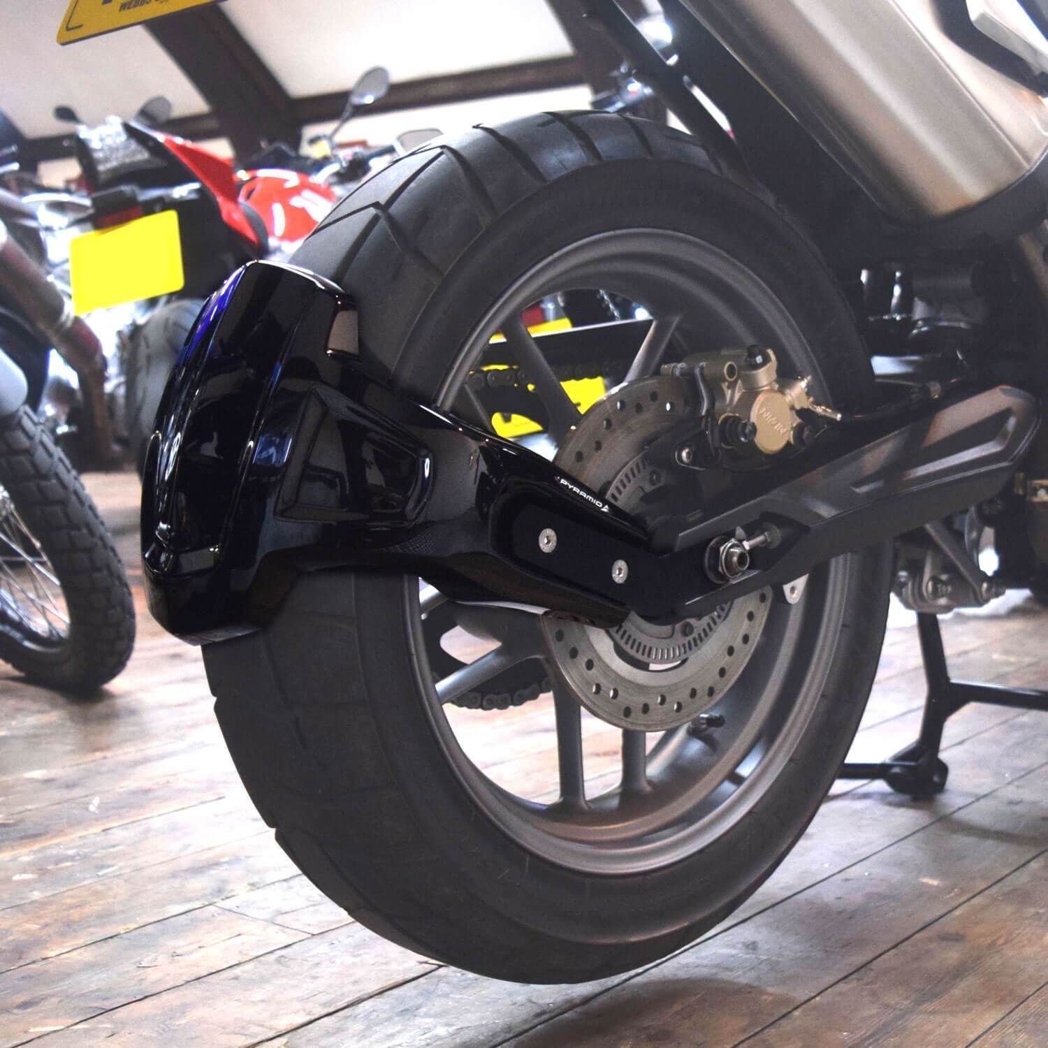 Pyramid Spray Guard | Gloss Black | Triumph Tiger 800 XR/XRT/XRX/Low 2013>Current - Shop name