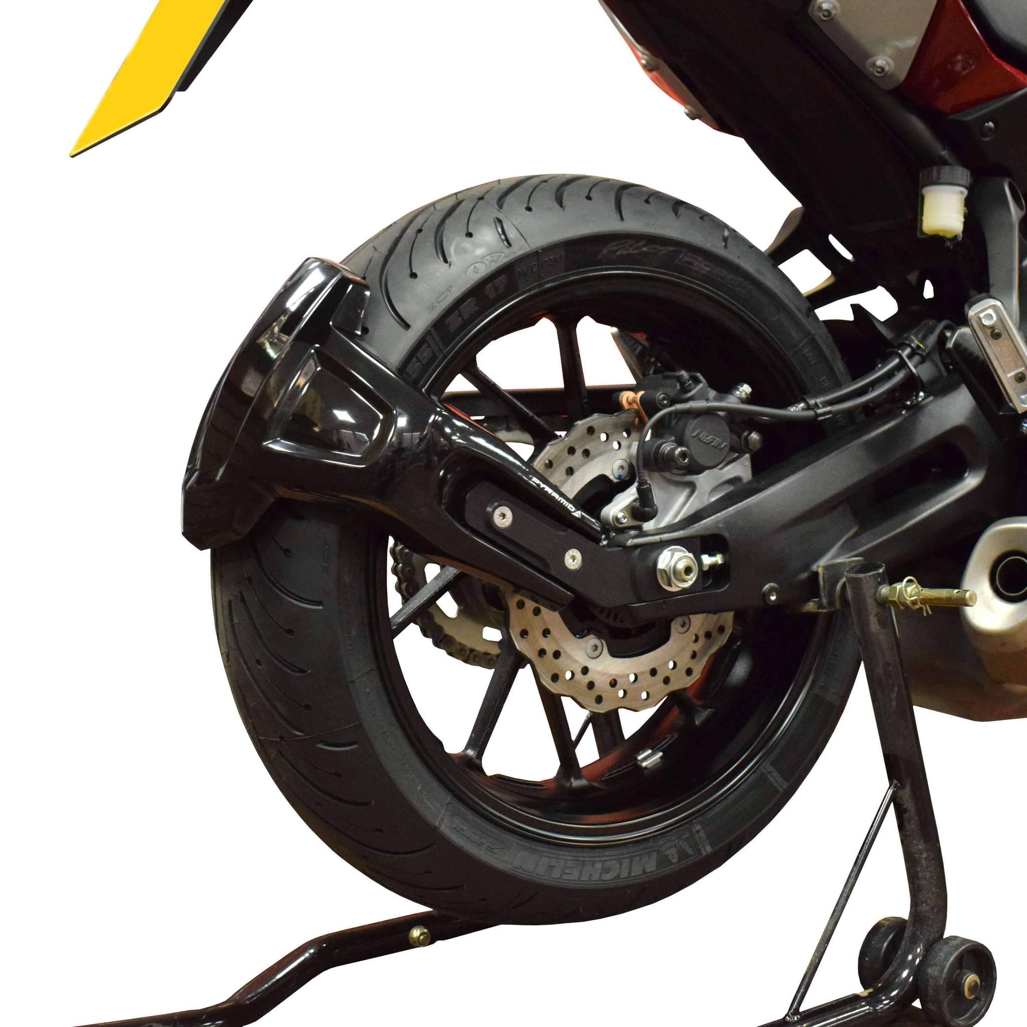 Pyramid Spray Guard | Gloss Black | Yamaha Tracer 700 2016>2019 - Shop name