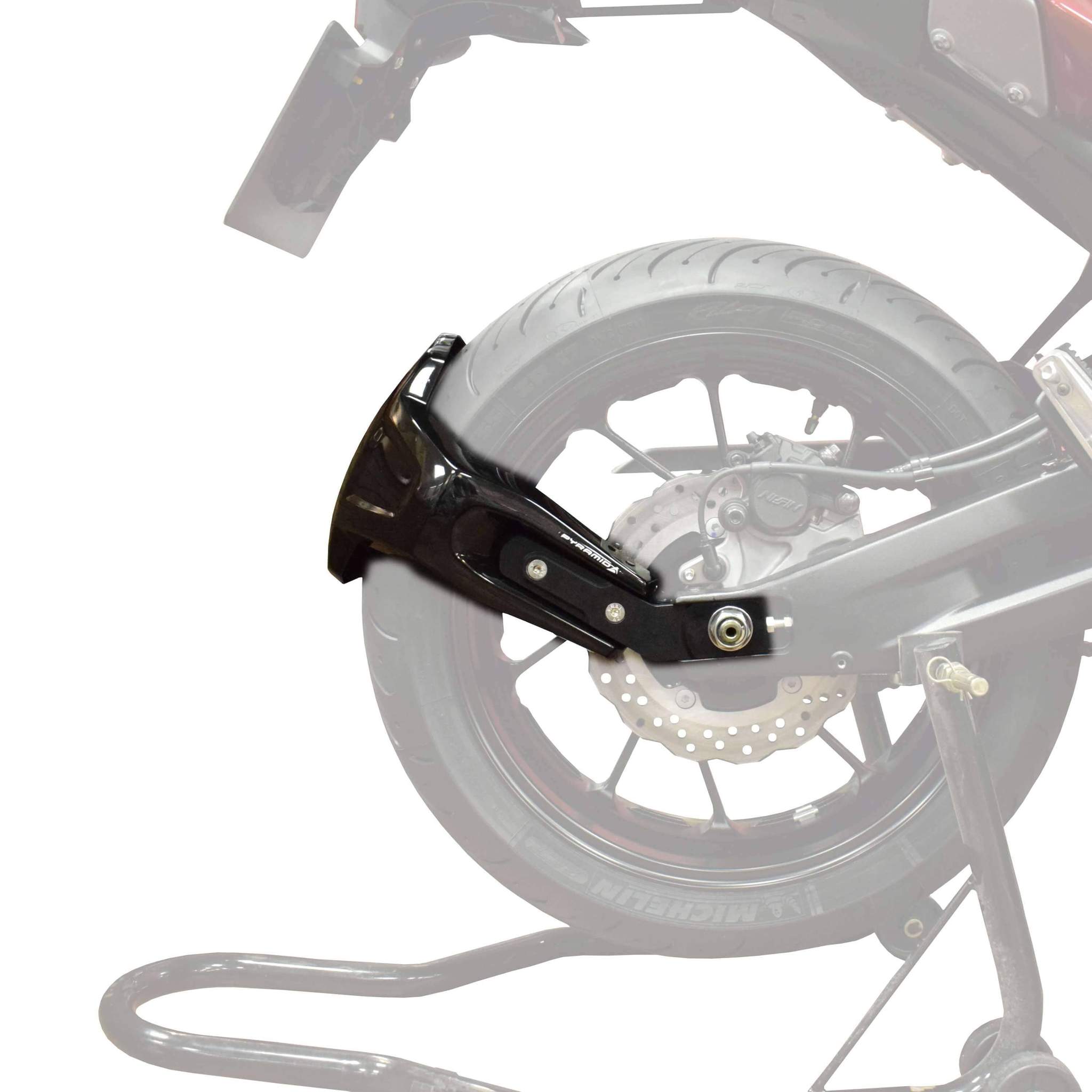 Pyramid Spray Guard | Gloss Black | Yamaha Tracer 700 2016>2019 - Shop name