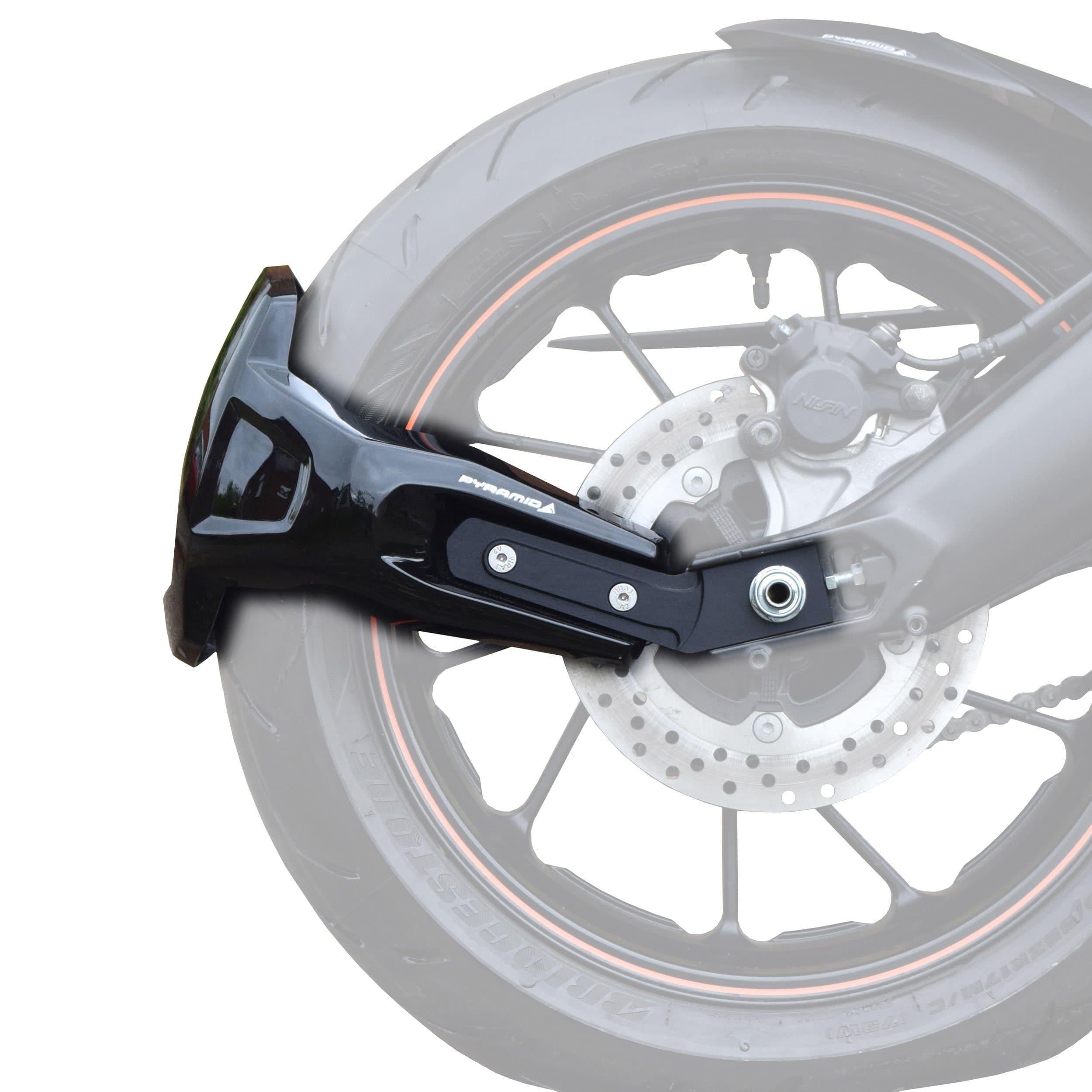 Pyramid Spray Guard | Gloss Black | Yamaha XSR 900 2016>2021 - Shop name