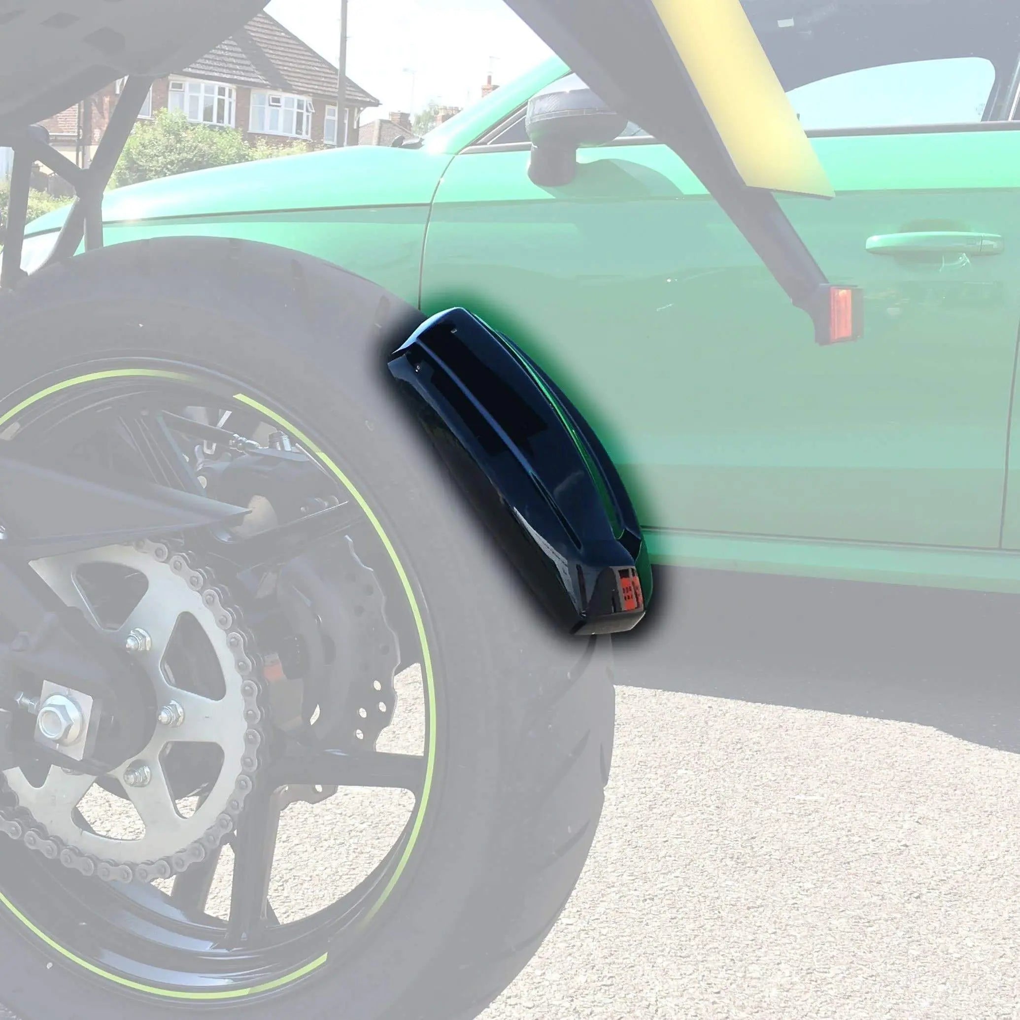 Pyramid Spray Guard | Matte Black | Kawasaki Versys 650 2006>Current - Shop name