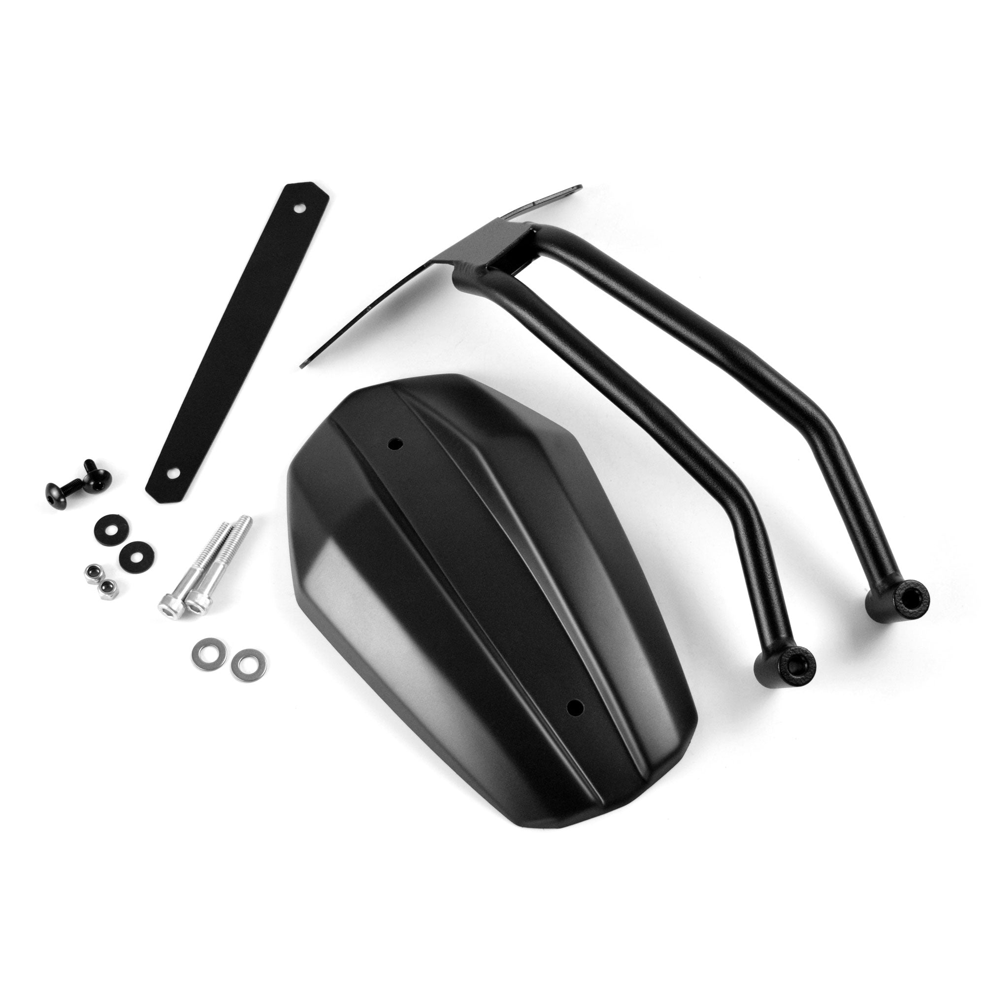 Pyramid Spray Guard | Matte Black | Moto Guzzi V85 TT 2019>Current - Shop name