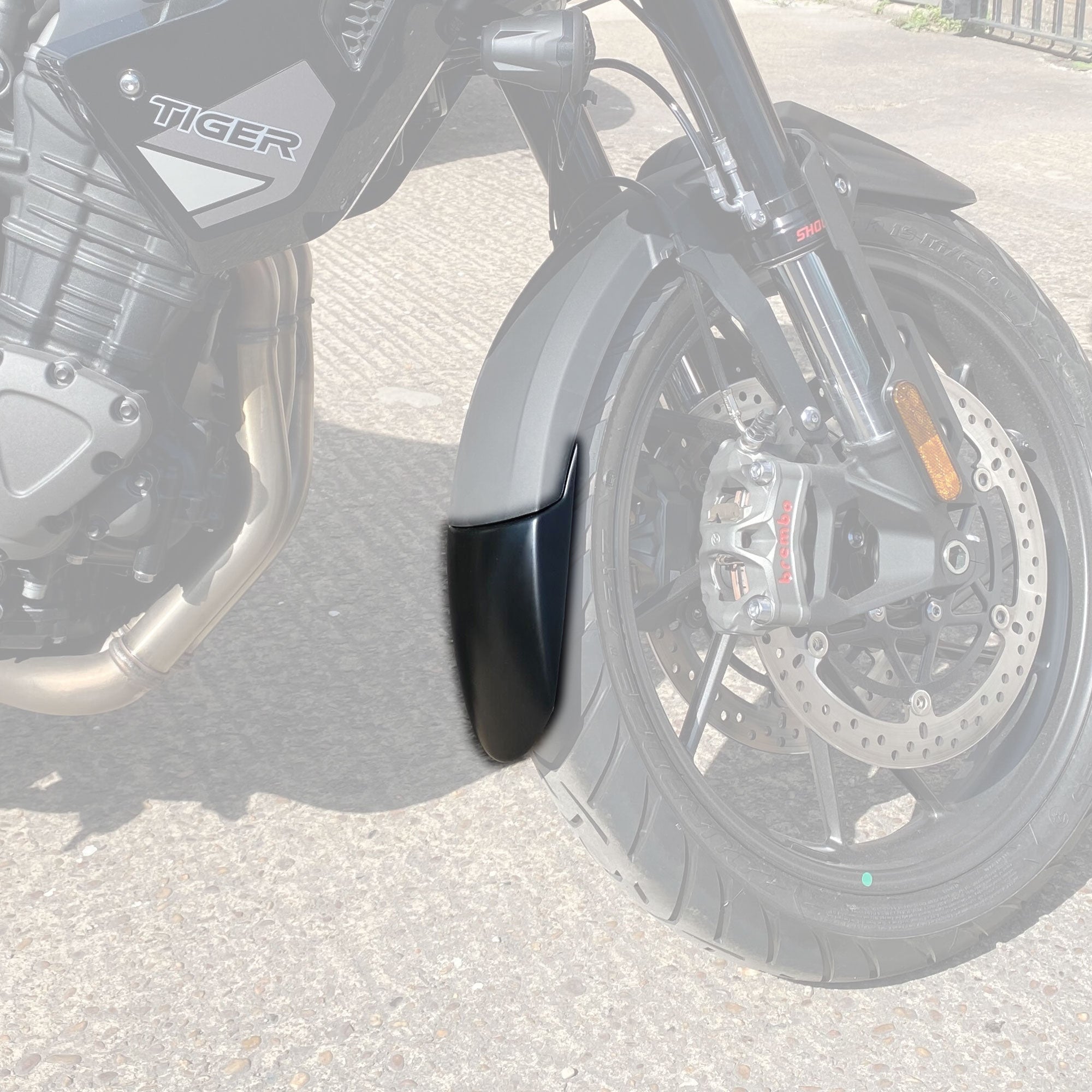 Pyramid Uber Extenda Fenda | Matte Black | Triumph Tiger 1200 GT 2022>Current - Shop name