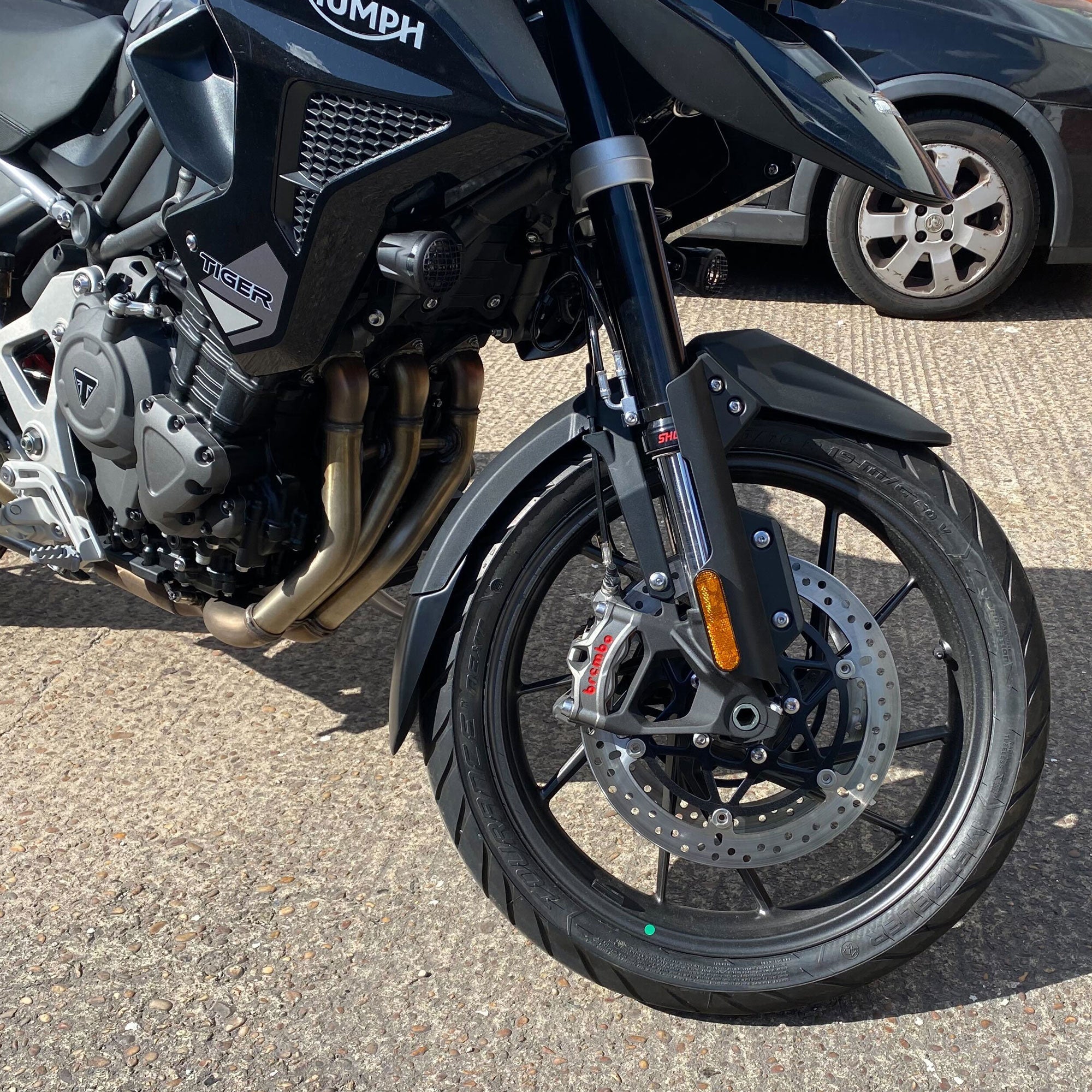 Pyramid Uber Extenda Fenda | Matte Black | Triumph Tiger 1200 GT Pro 2022>Current - Shop name