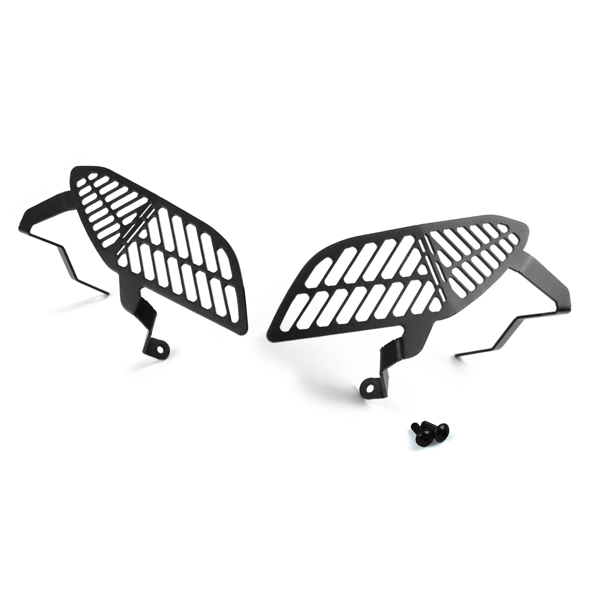 Pyramid Upper Headlight Guards | Matte Black | Yamaha Tracer 9 2021>2024-Headlight Protection-Pyramid Motorcycle Accessories