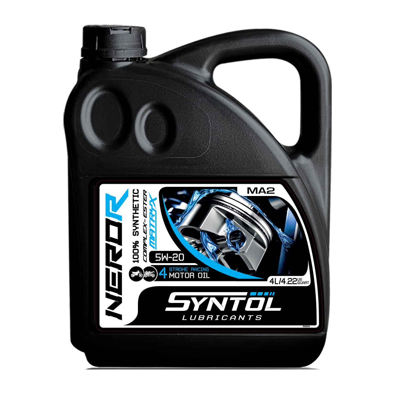 Syntol Nero-R 4T 5W-20 Racing Motorcycle Engine Oil - 4 Litre - Shop name
