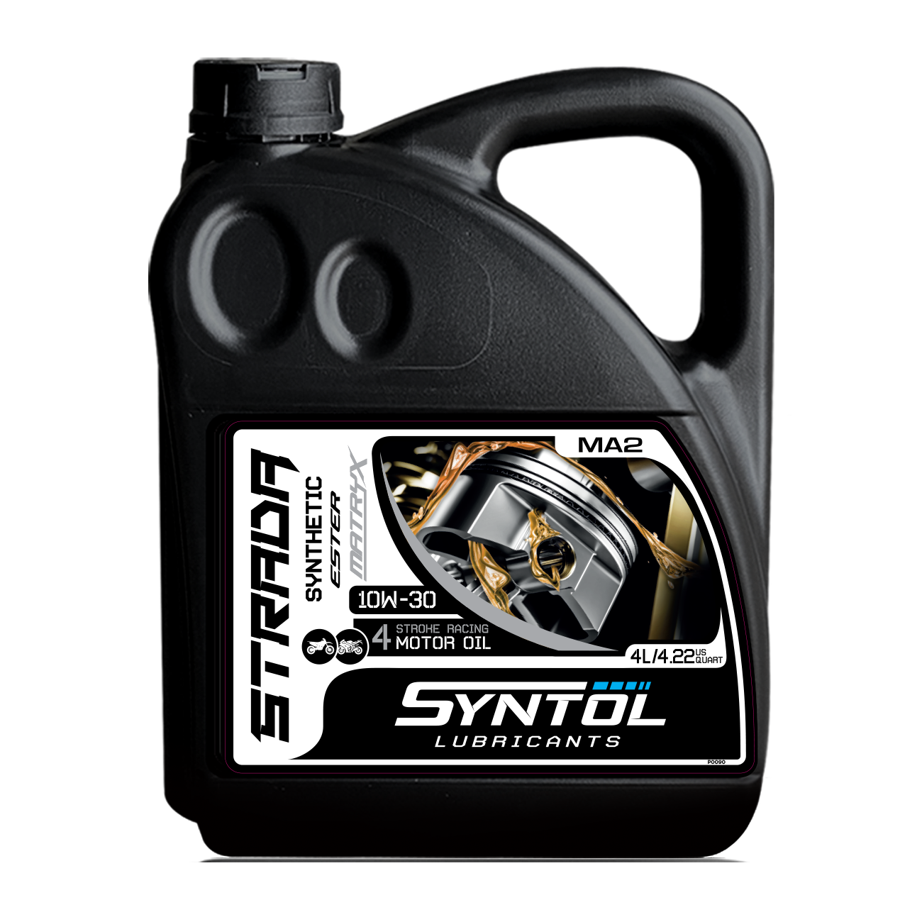 Syntol Strada 4T 10W-30 Motorcycle Engine Oil - 4 Litre - Shop name