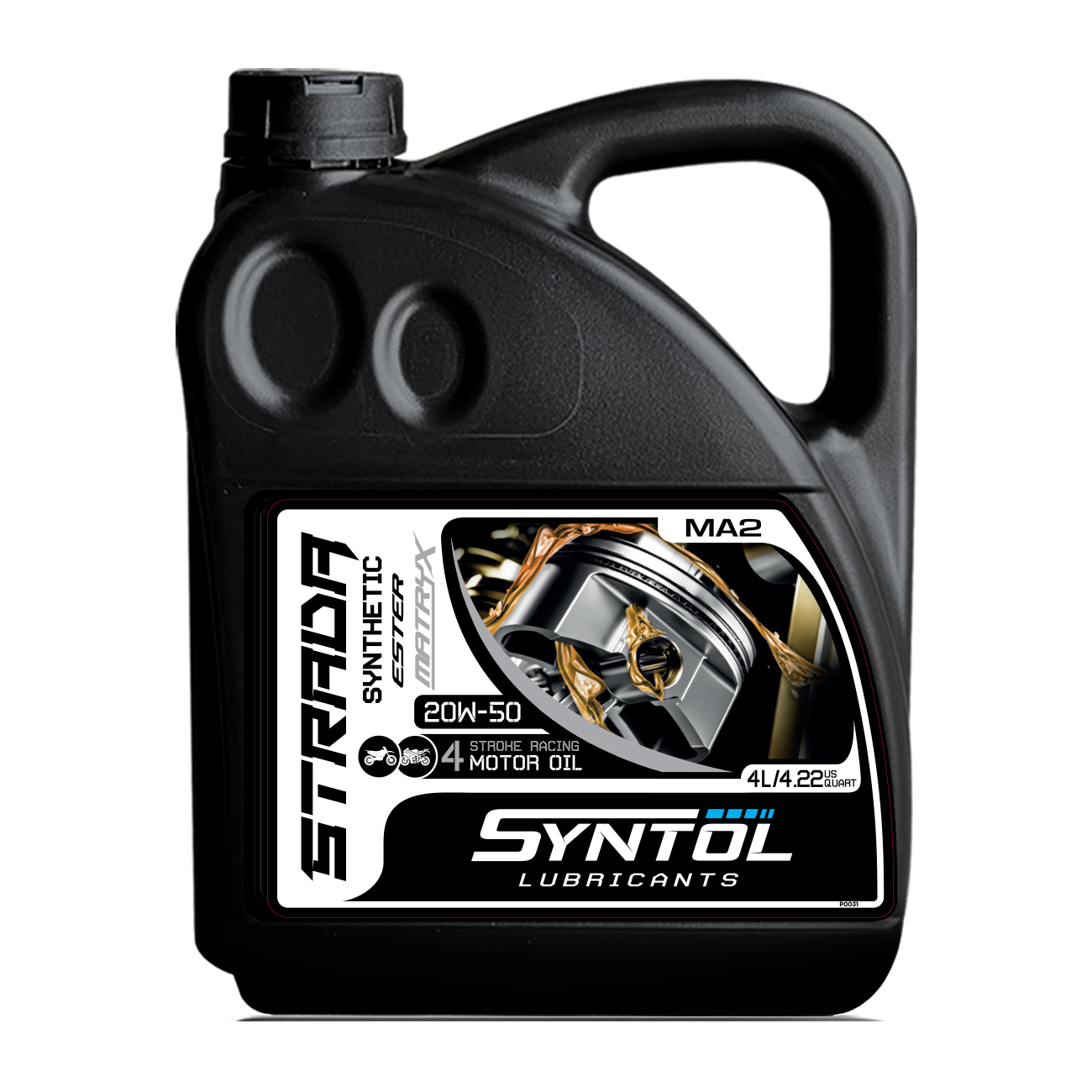 Syntol Strada 4T 20W-50 Motorcycle Engine Oil - 4 Litreย -ย Shop name