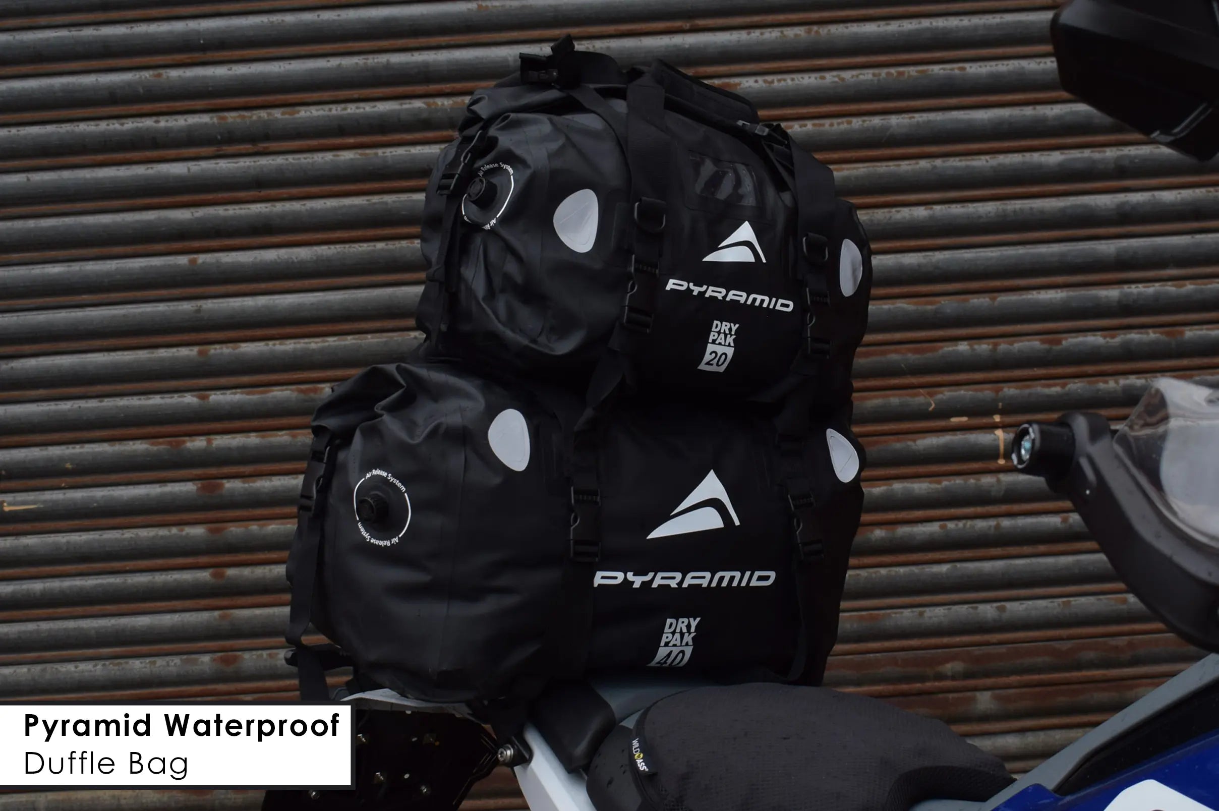 Pyramid-Waterproof-Duffle-Bags -  Pyramid Motorcycle Accessories