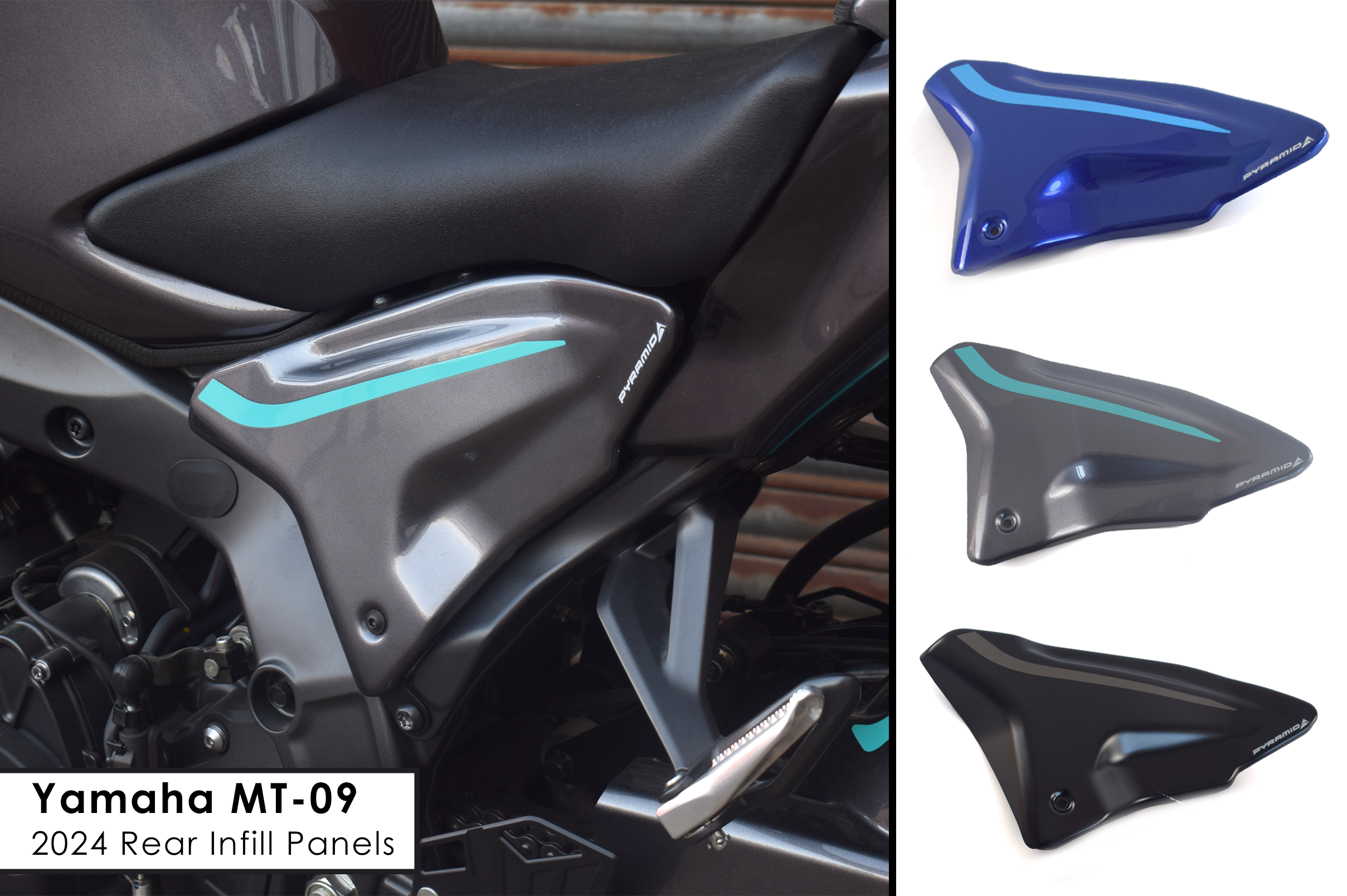 Yamaha MT-09 2024 Rear Infill Panels