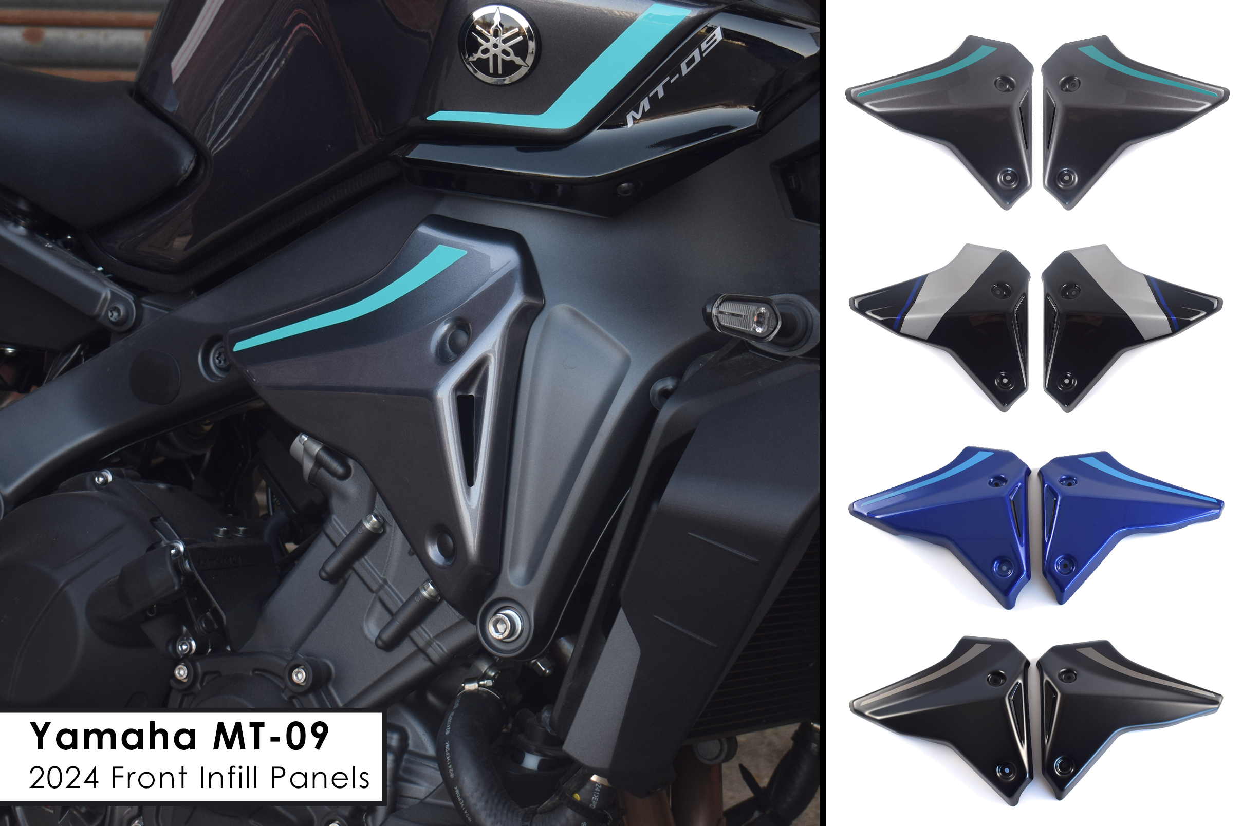 Yamaha MT-09 2024 Front Infill Panels