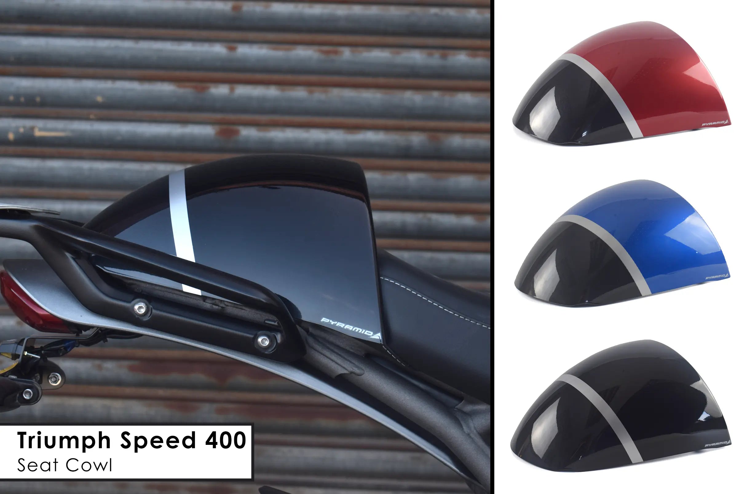 Seat-Cowl-For-The-Triumph-Speed-400 -  Pyramid Motorcycle Accessories