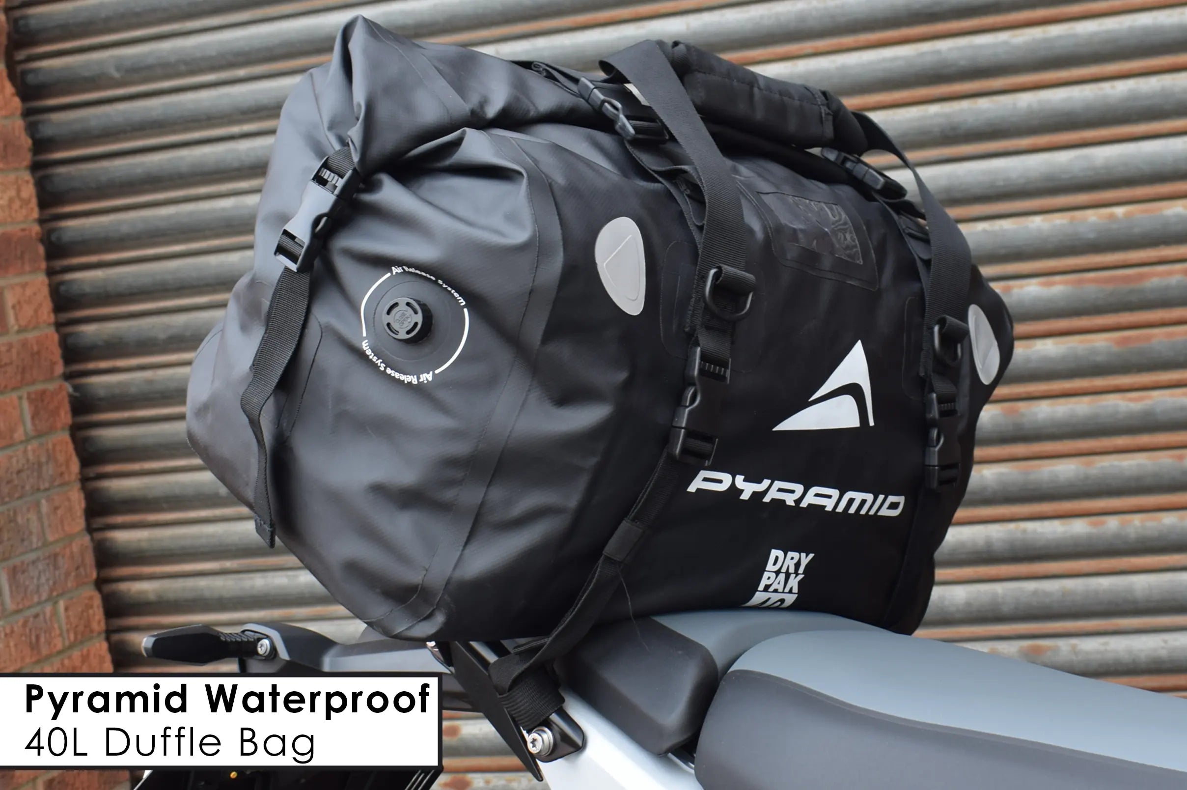 Pyramid-Waterproof-40L-Duffle-Bag -  Pyramid Motorcycle Accessories