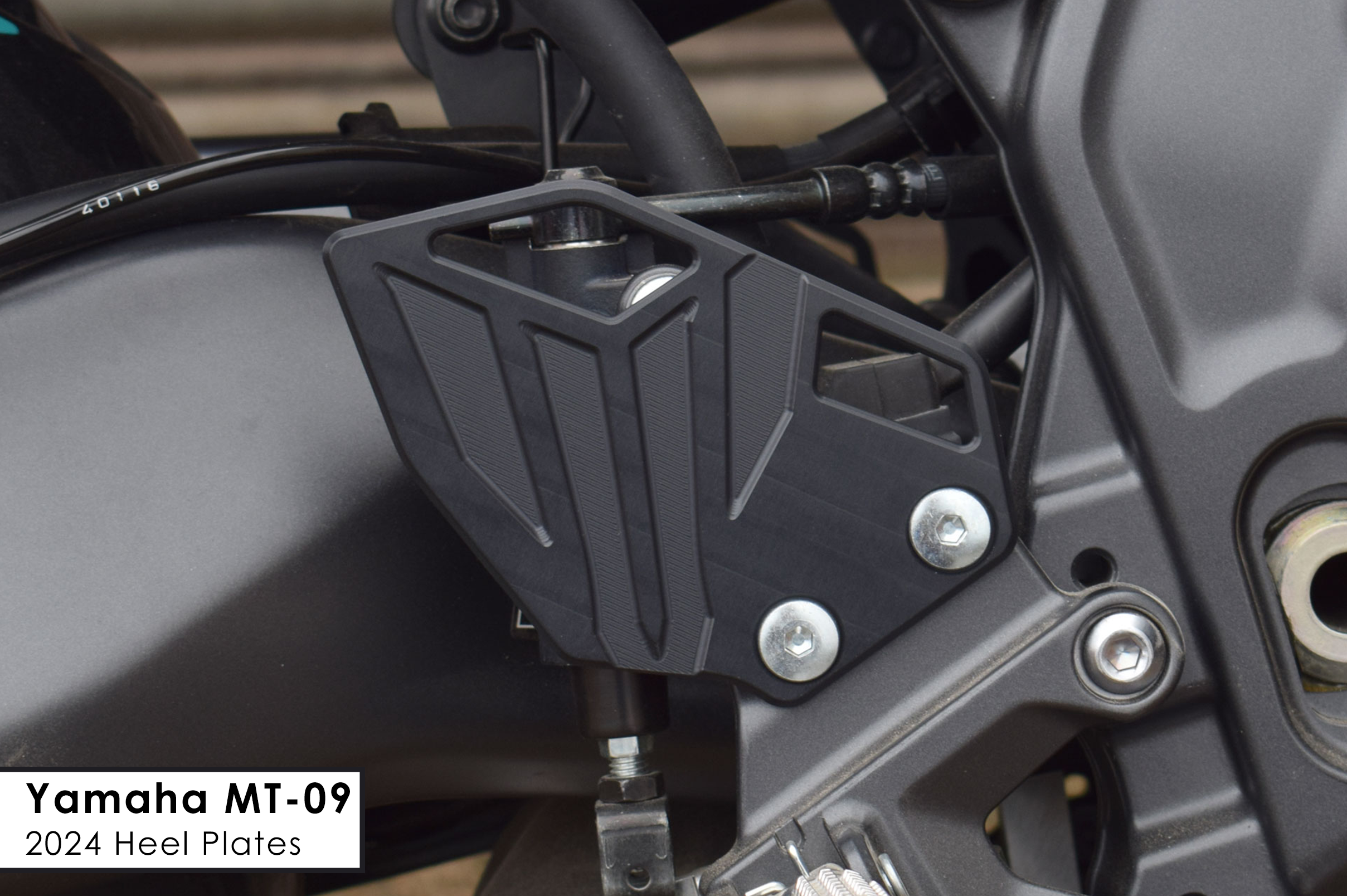 Heel Plates For The Yamaha MT-09 2024>