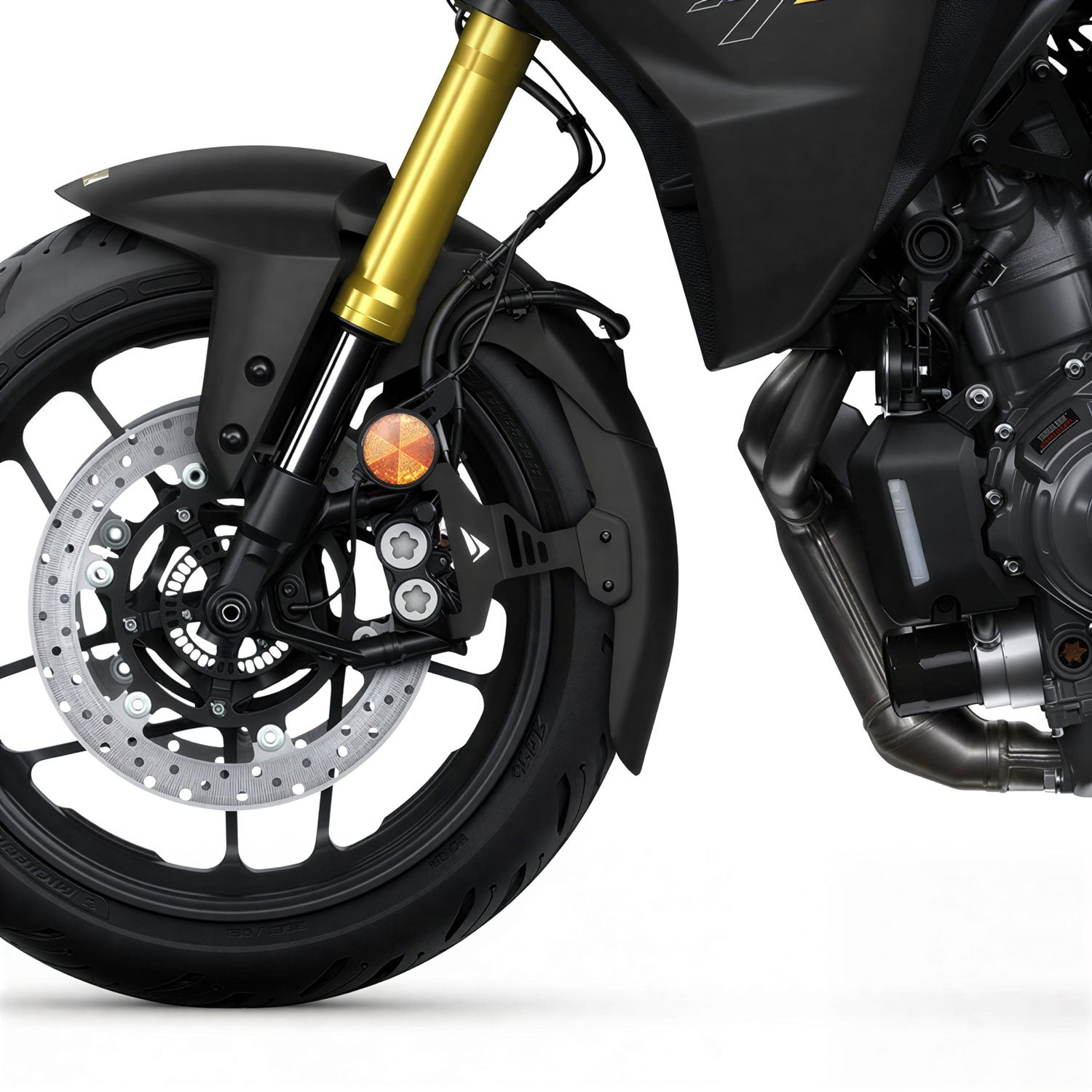Pyramid Extenda Fenda EXTRA | Matte Black | Yamaha MT-07 2025>Current -   Pyramid Motorcycle Accessories