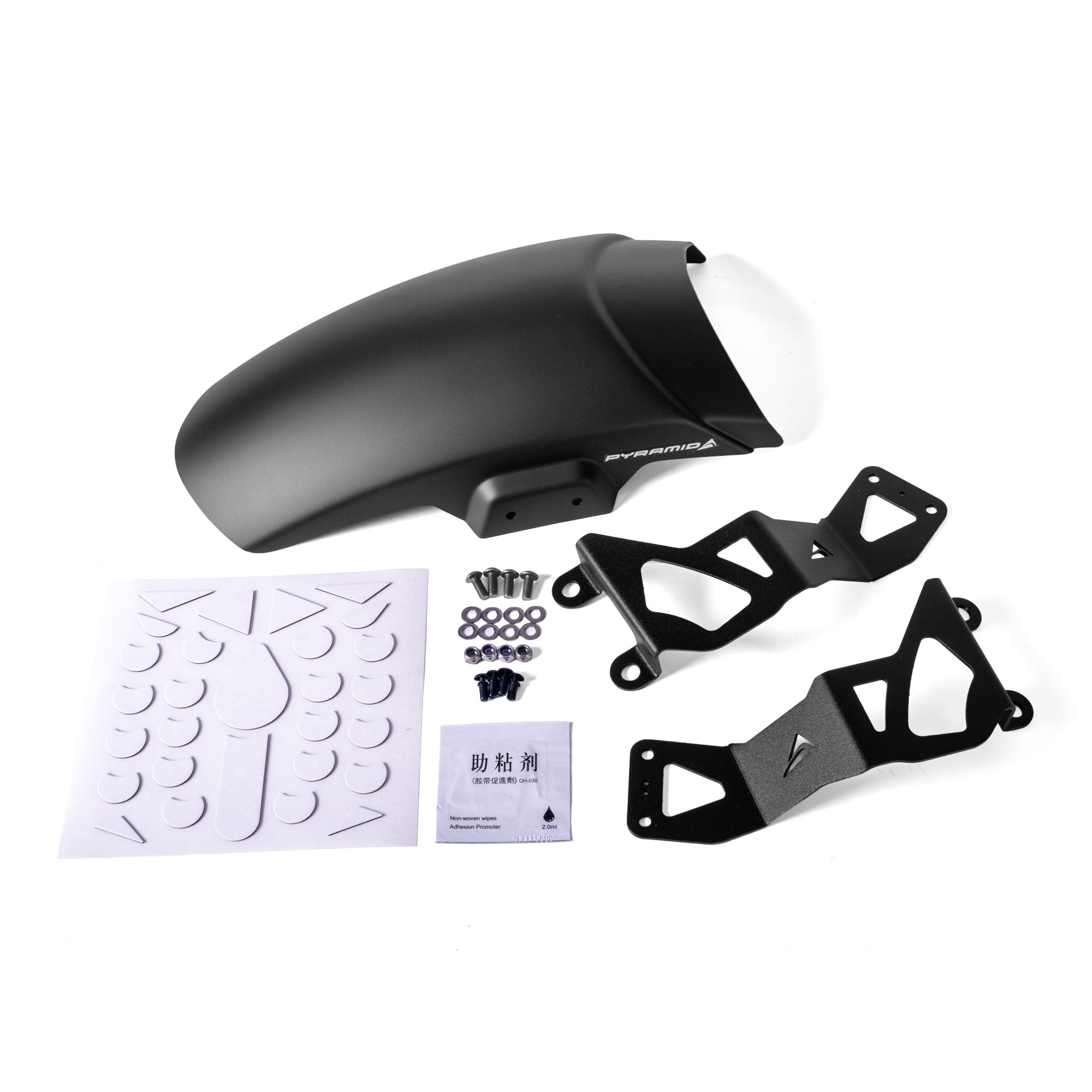 Pyramid Extenda Fenda EXTRA | Matte Black | Kawasaki Versys 650 2015>Current -   Pyramid Motorcycle Accessories