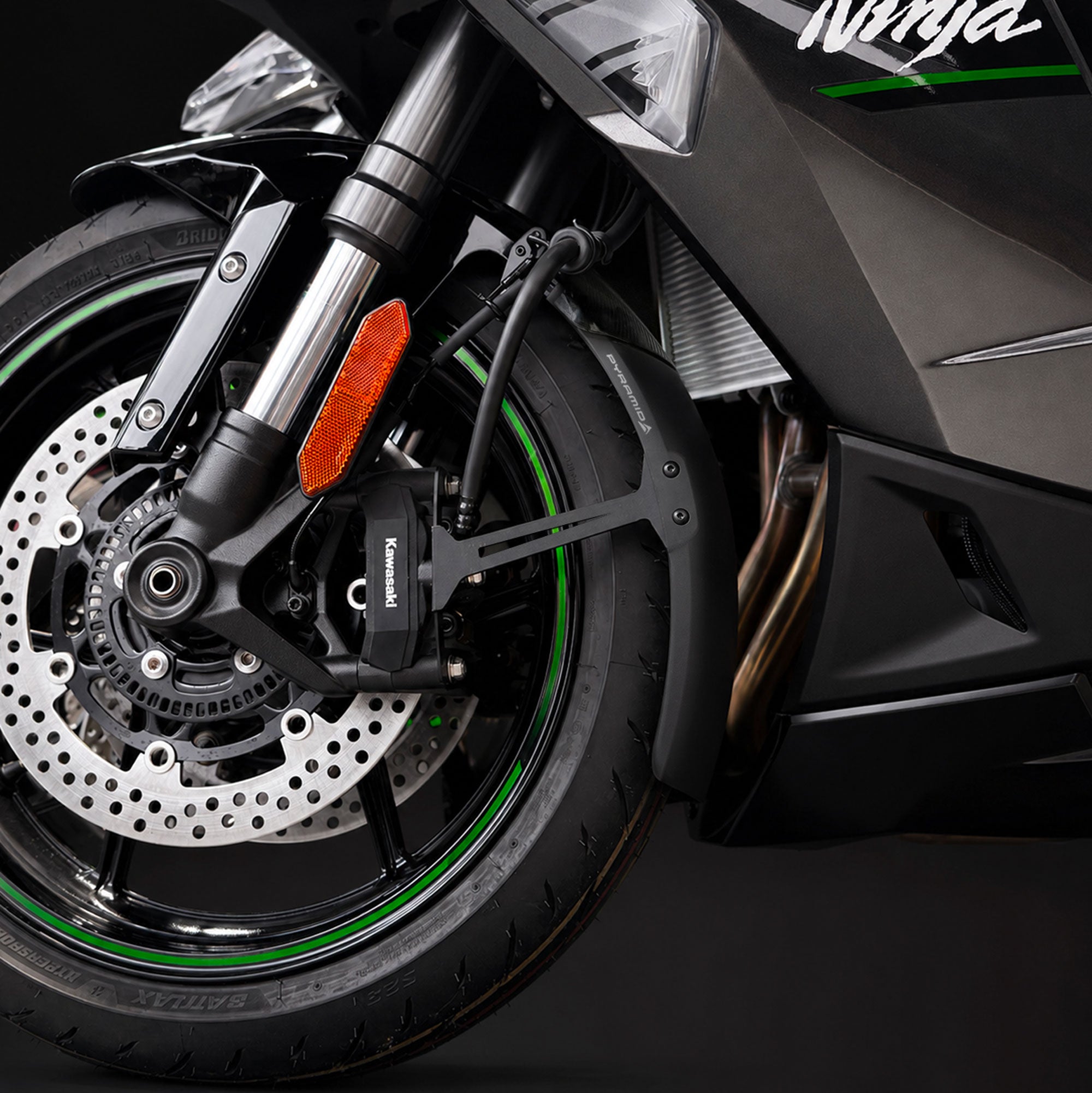 Pyramid Extenda Fenda EXTRA | Matte Black | Kawasaki Ninja 1000/1100 SX 2020>Current -   Pyramid Motorcycle Accessories
