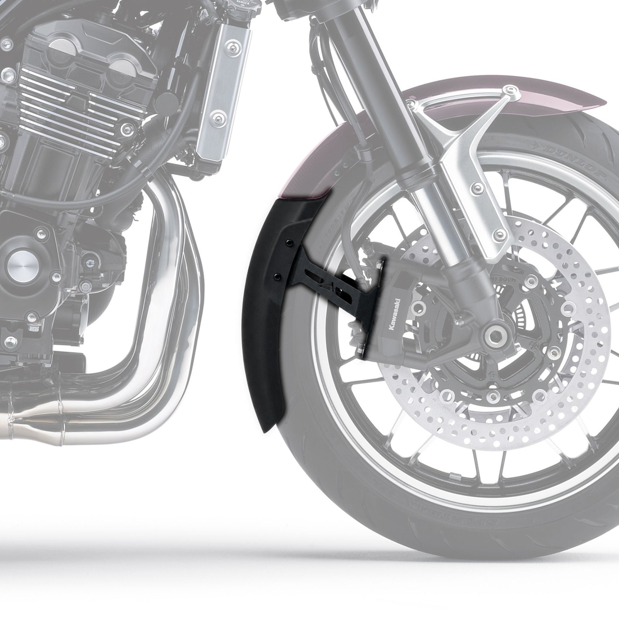 Pyramid Extenda Fenda EXTRA | Matte Black | Kawasaki Z900RS 2018>Current -   Pyramid Motorcycle Accessories