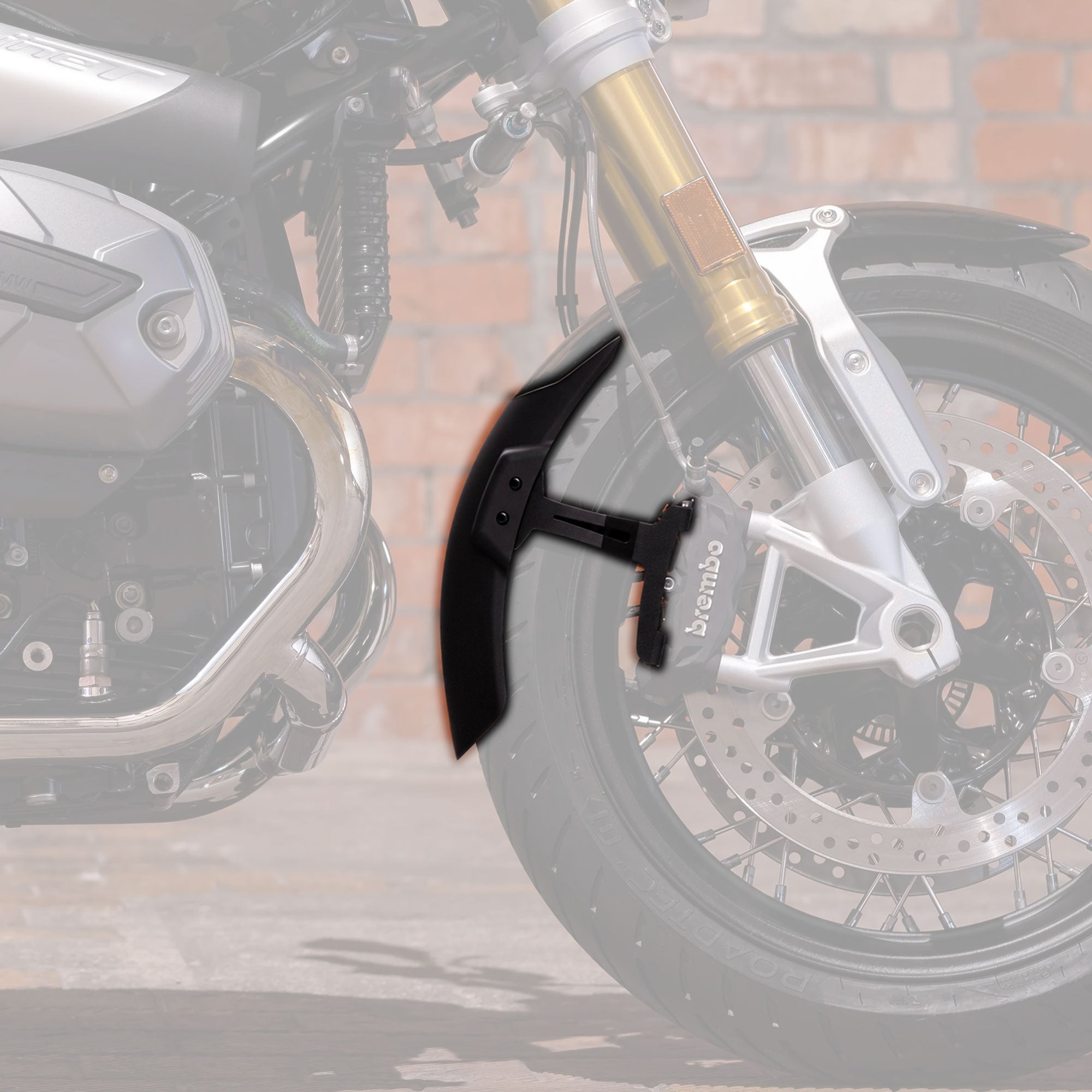 Pyramid Extenda Fenda EXTRA | Matte Black | BMW R nineT 2013>2023 -   Pyramid Motorcycle Accessories