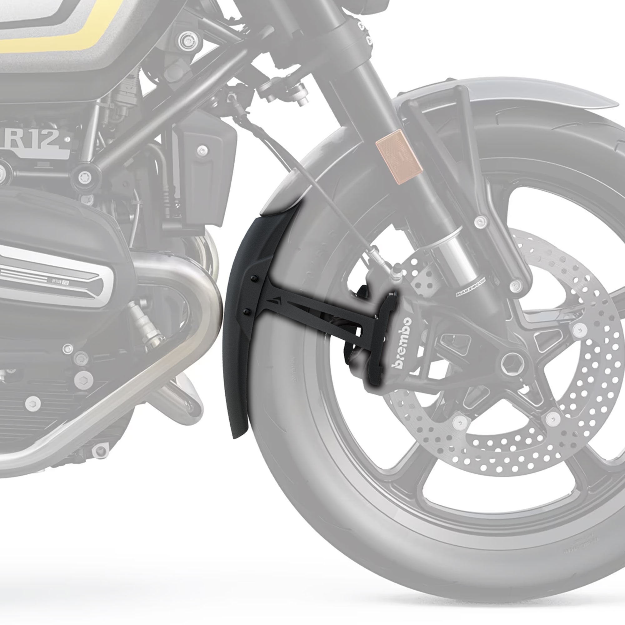 Pyramid Extenda Fenda EXTRA | Matte Black | BMW R12 2024>Current -   Pyramid Motorcycle Accessories