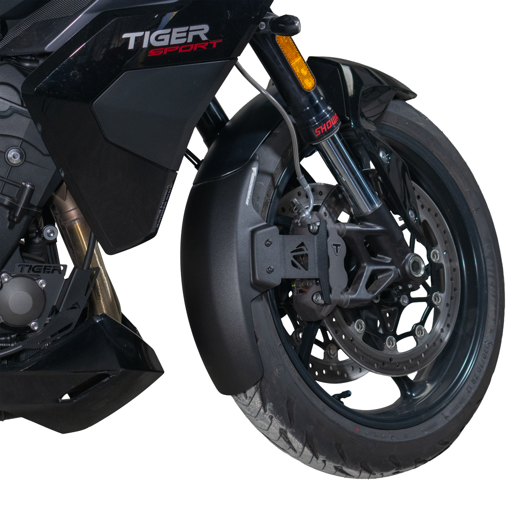 Pyramid Extenda Fenda EXTRA | Matte Black | Triumph Tiger Sport 800 2025>Current -   Pyramid Motorcycle Accessories