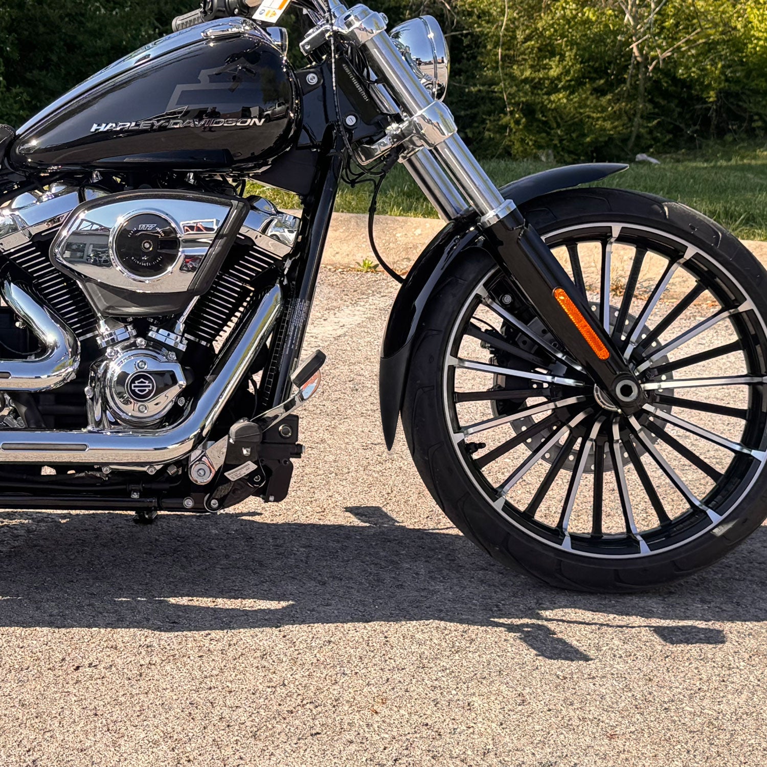 Pyramid Extenda Fenda | Matte Black | Harley Davidson Breakout (FXBR/S) 2023>Current -   Pyramid Motorcycle Accessories