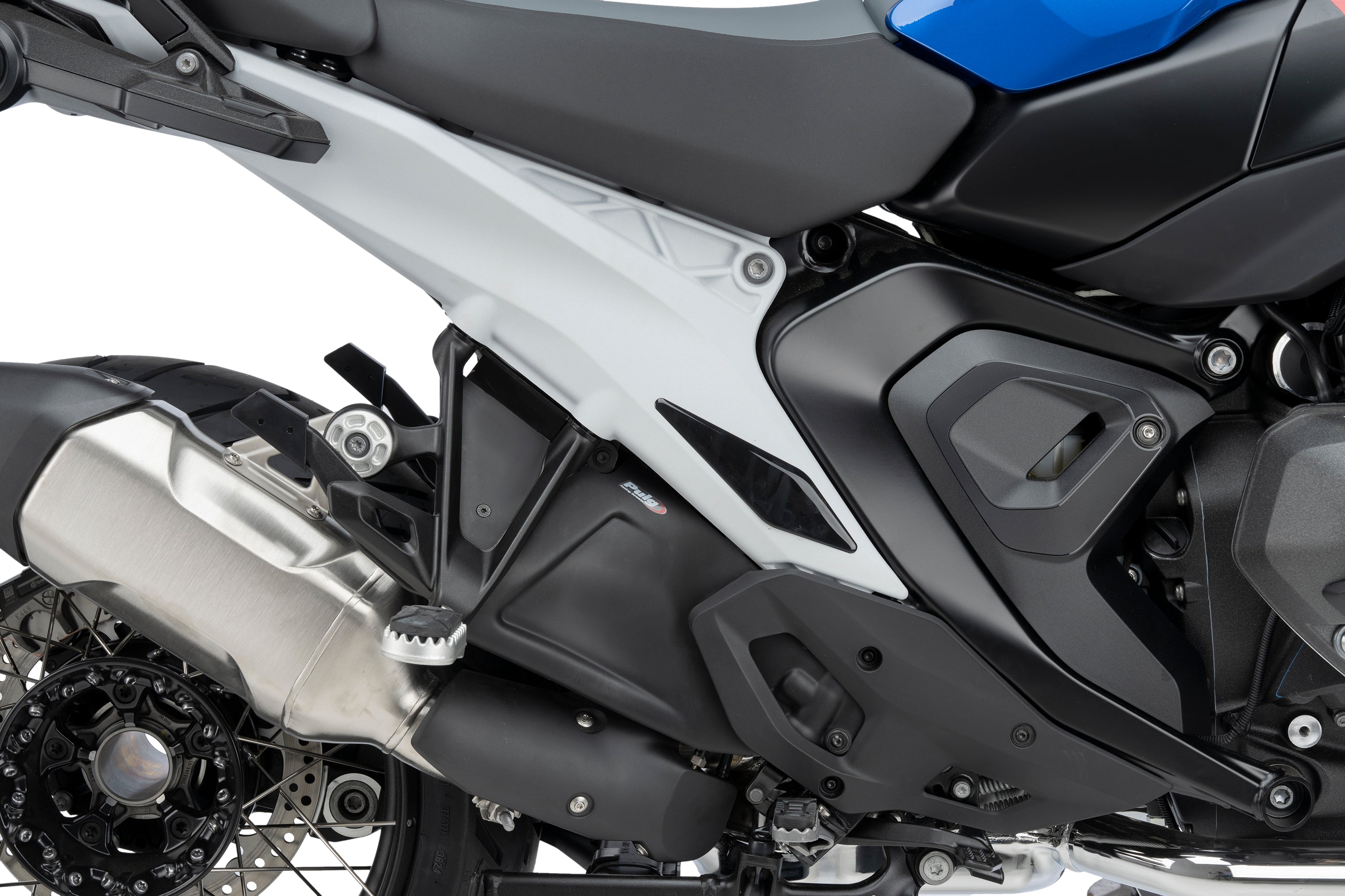 Puig Rear Lower Wind Deflectors | Matte Black | BMW R1300GS 2023>Current -   Pyramid Motorcycle Accessories