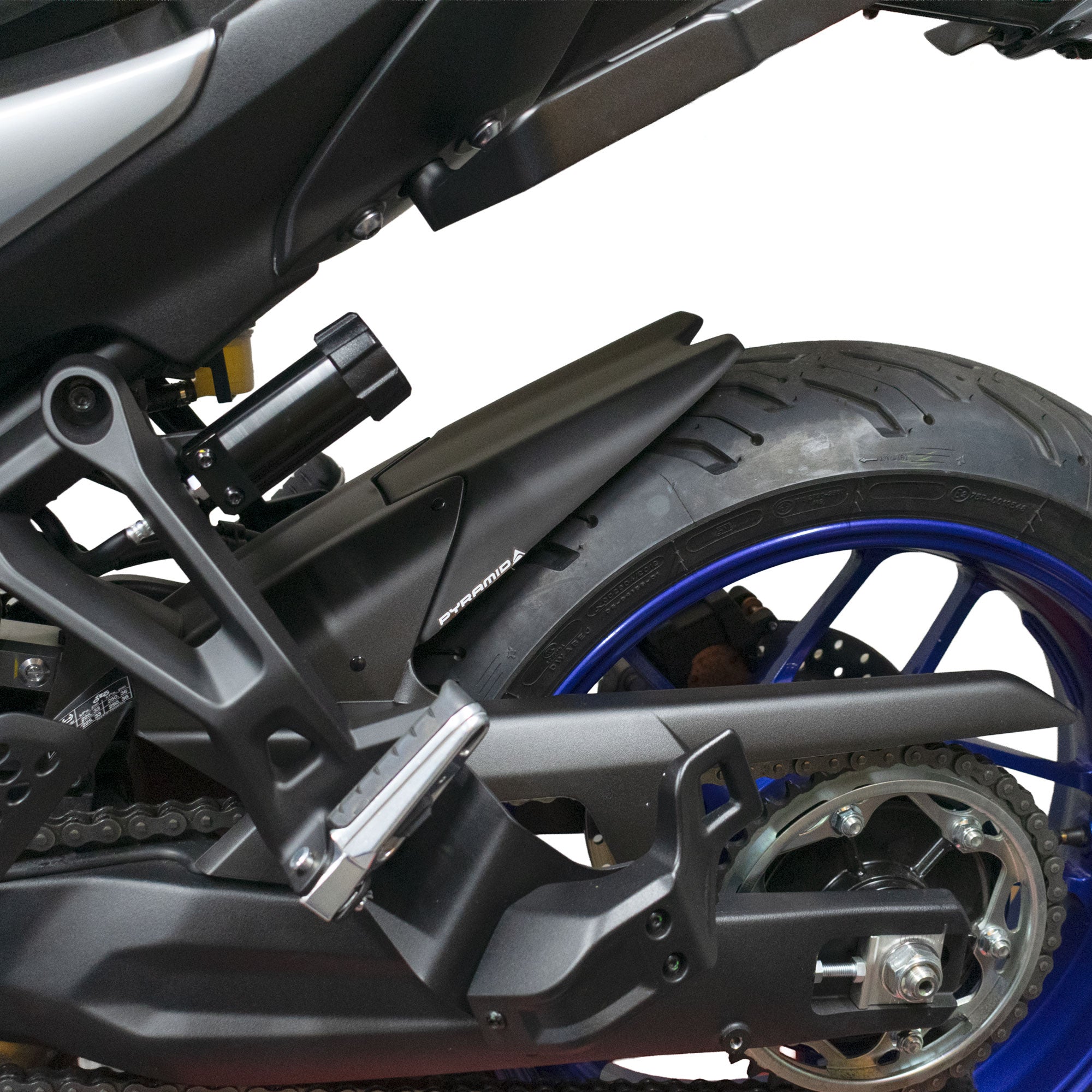 Pyramid Hugger Extension | Matte Black | Yamaha Tracer 7 (GT) 2025>Current -   Pyramid Motorcycle Accessories