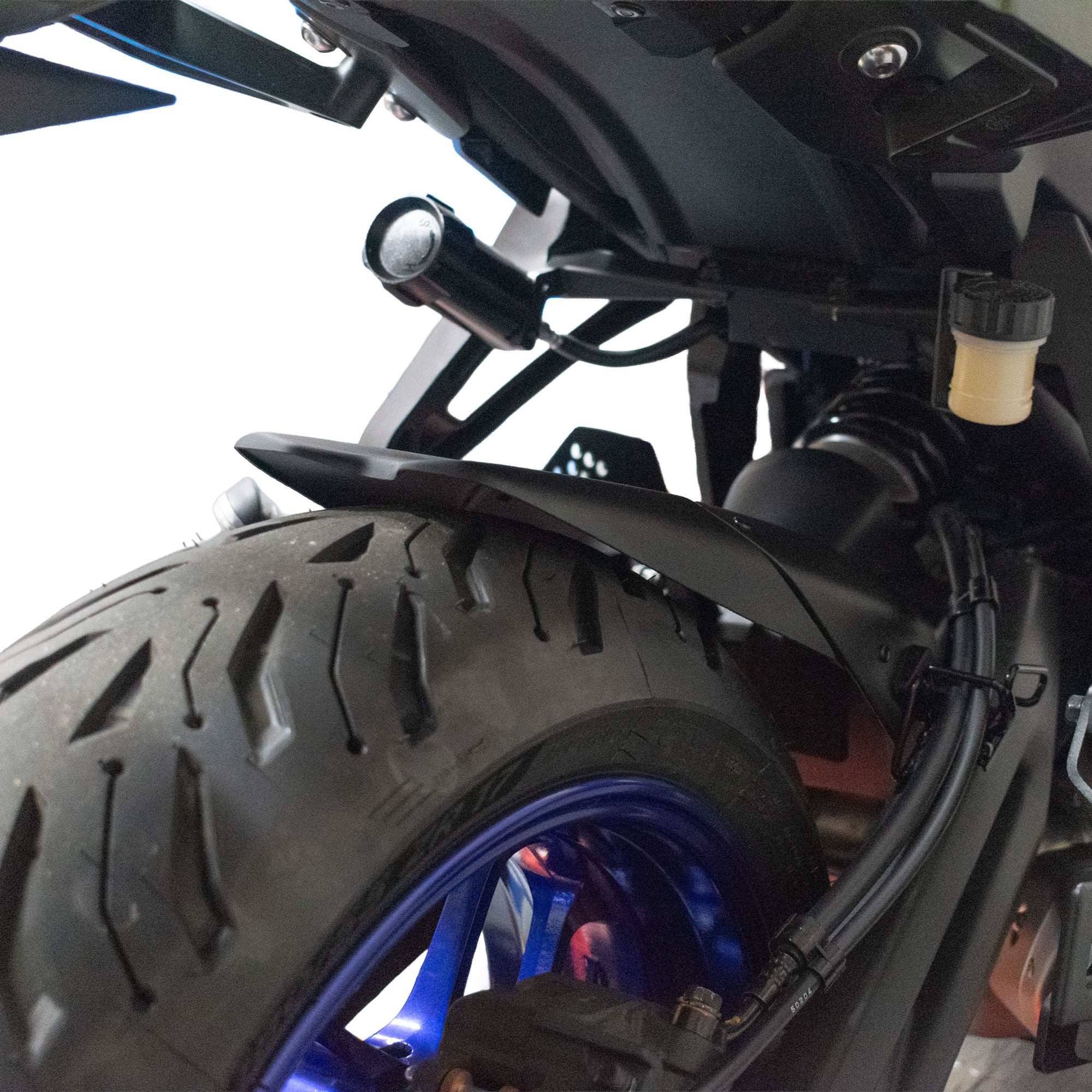 Pyramid Hugger Extension | Matte Black | Yamaha Tracer 7 (GT) 2025>Current -   Pyramid Motorcycle Accessories
