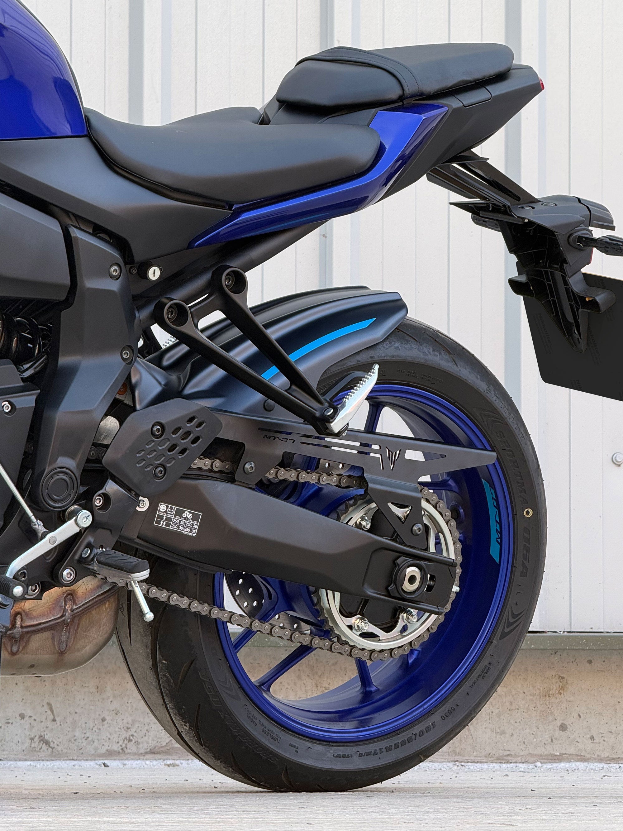 Pyramid Hugger | Yamaha Blue (Icon Blue Matte) | Yamaha MT-07 2025>Current