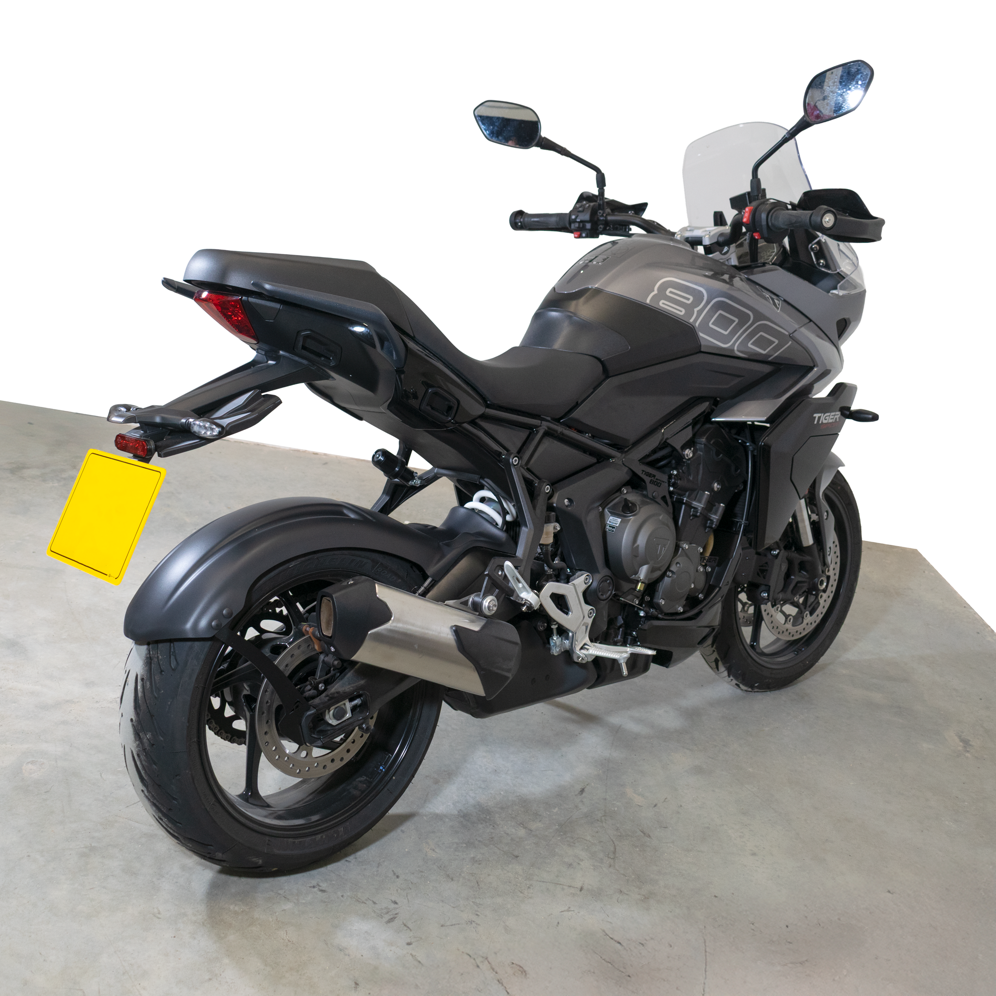 Pyramid Hugger | Matte Black | Triumph Tiger Sport 800 2025>Current -   Pyramid Motorcycle Accessories