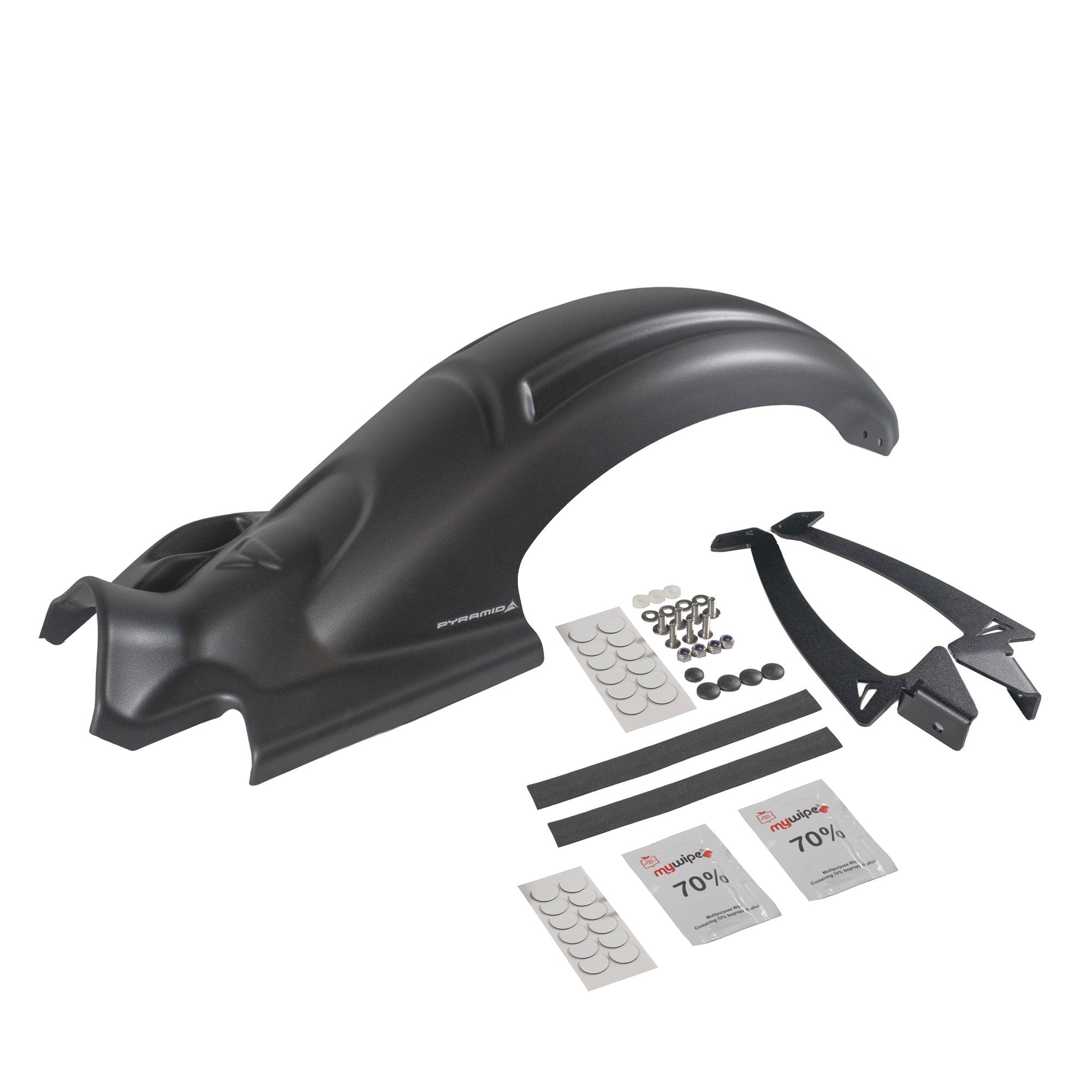 Pyramid Hugger | Matte Black | Triumph Tiger Sport 800 2025>Current -   Pyramid Motorcycle Accessories