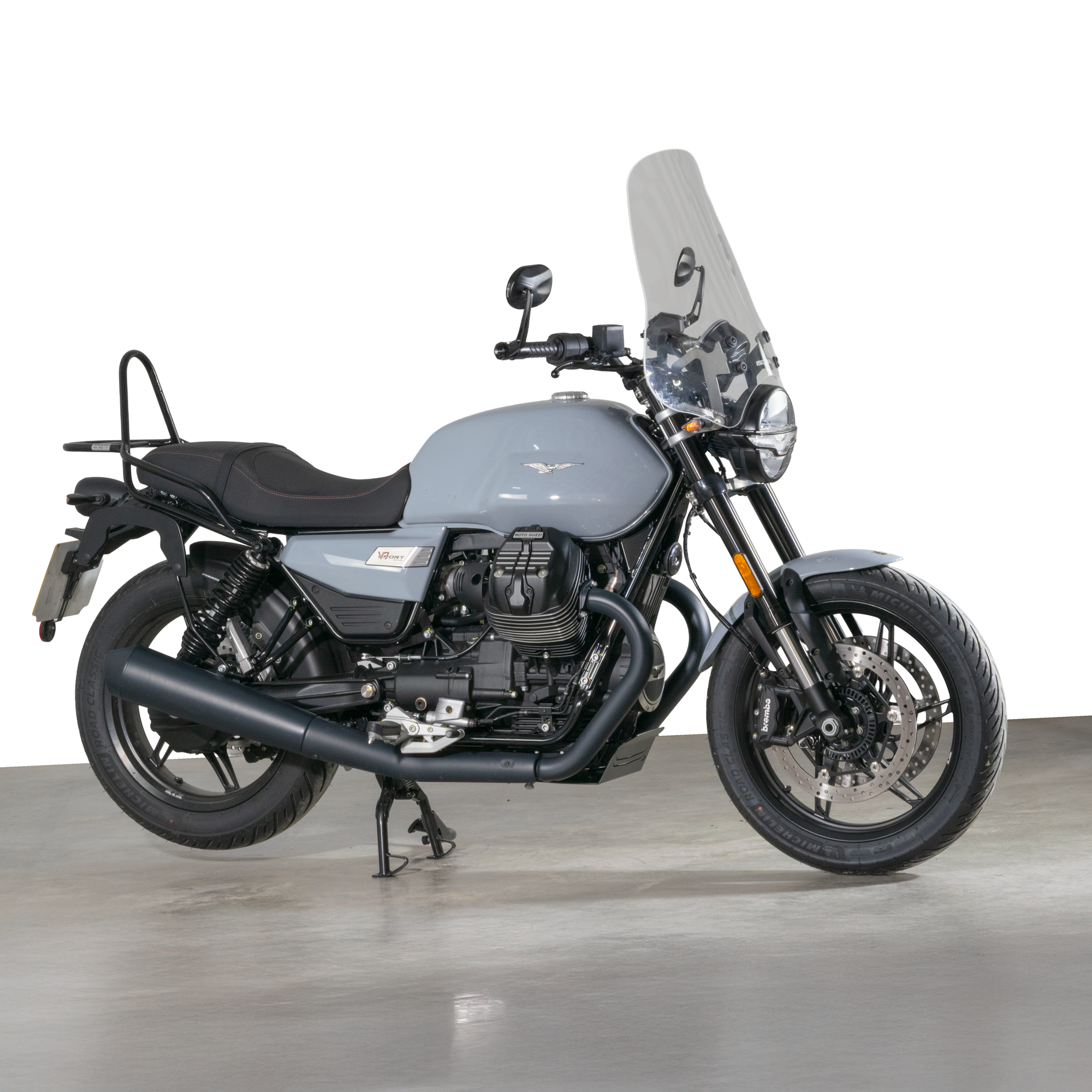 Pyramid Engine Guard | Matte Black | Moto Guzzi V7 Sport 850 2025>Current -  Shop name