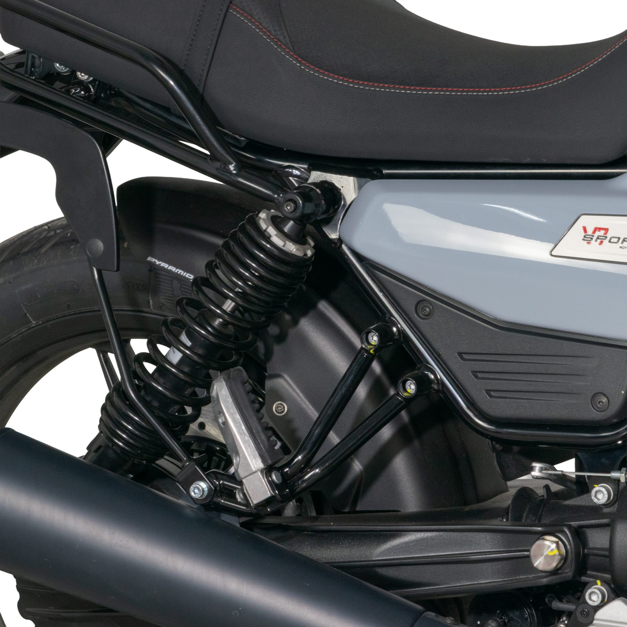 Pyramid Hugger | Matte Black | Moto Guzzi V7 (850) Stone/Special 2021>Current -  Shop name